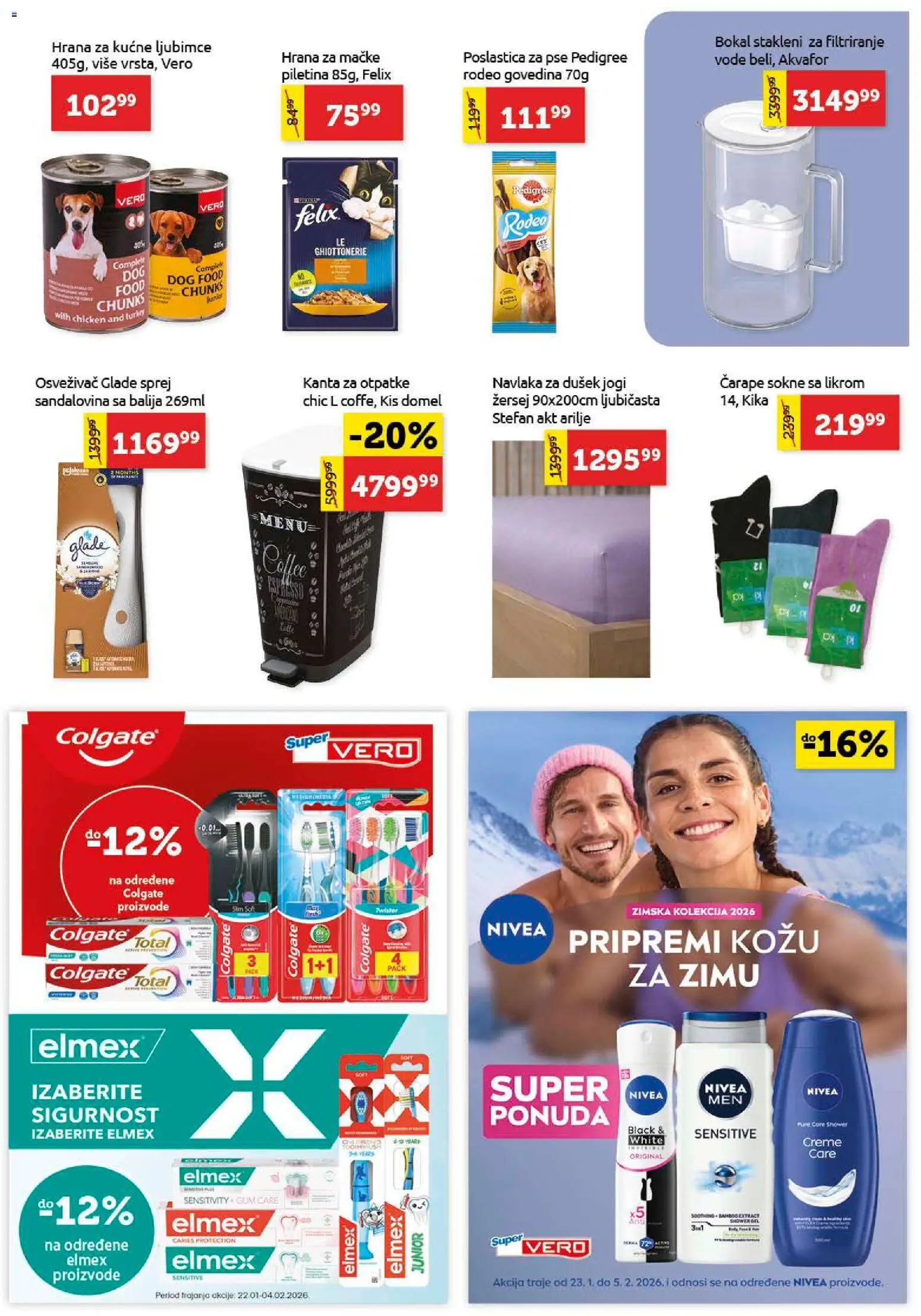 SuperVERO katalog - važi od 22.01.2026 | Strana: 25 | Proizvode: Pedigree, Colgate, Nivea, Hrana za mačke