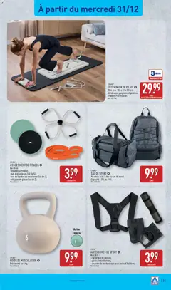 Aldi - Prévisualisation de Aldi - Catalogue de la semaine valide à partir de 30.12.2025 | Page: 42 | Produits: Sac, Poids, Poignées, Gants