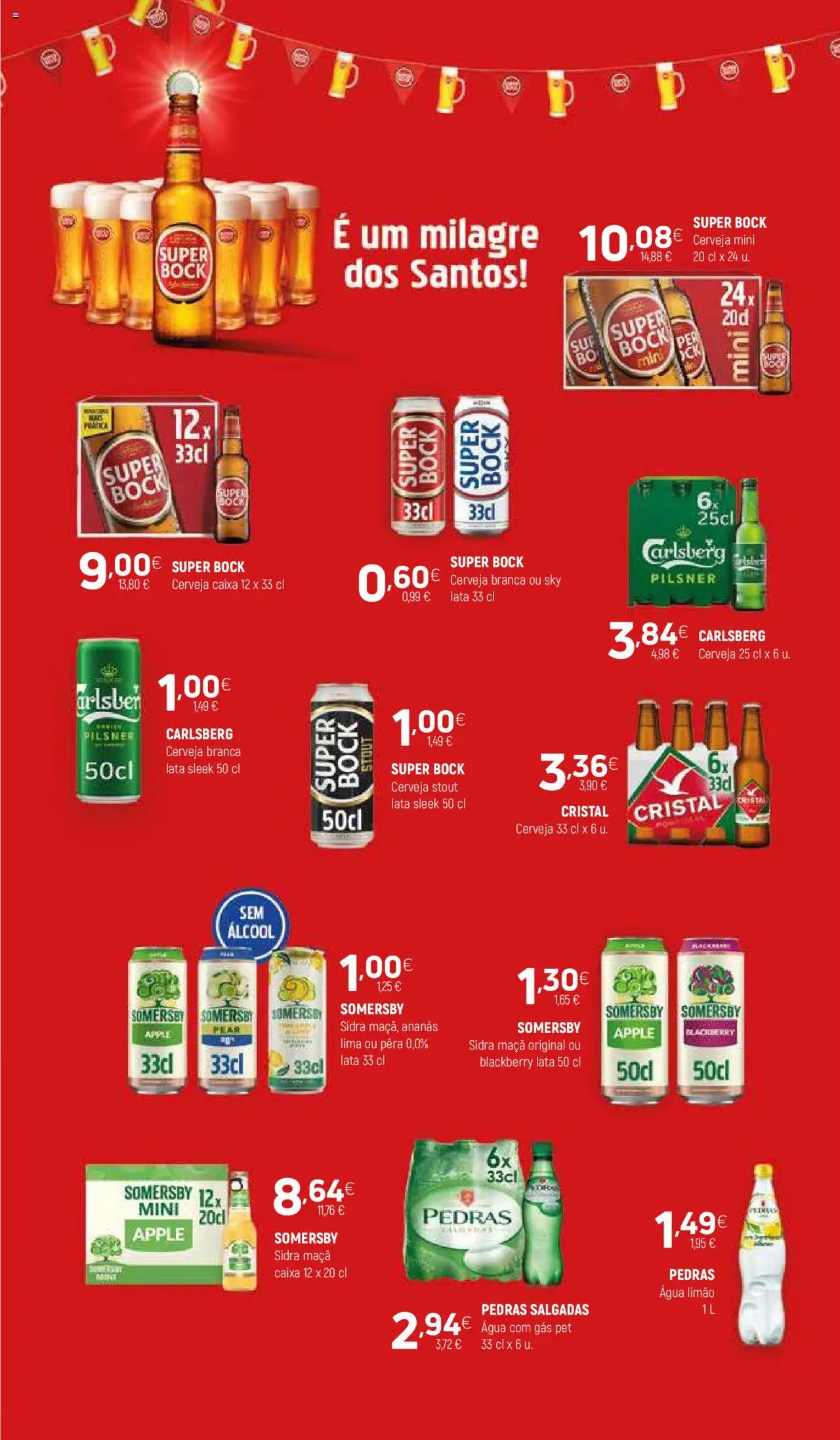 Coviran folheto │ válido de 17.06.2025 | Página: 15 | Produtos: Maça, Cerveja, Somersby, Água com gás