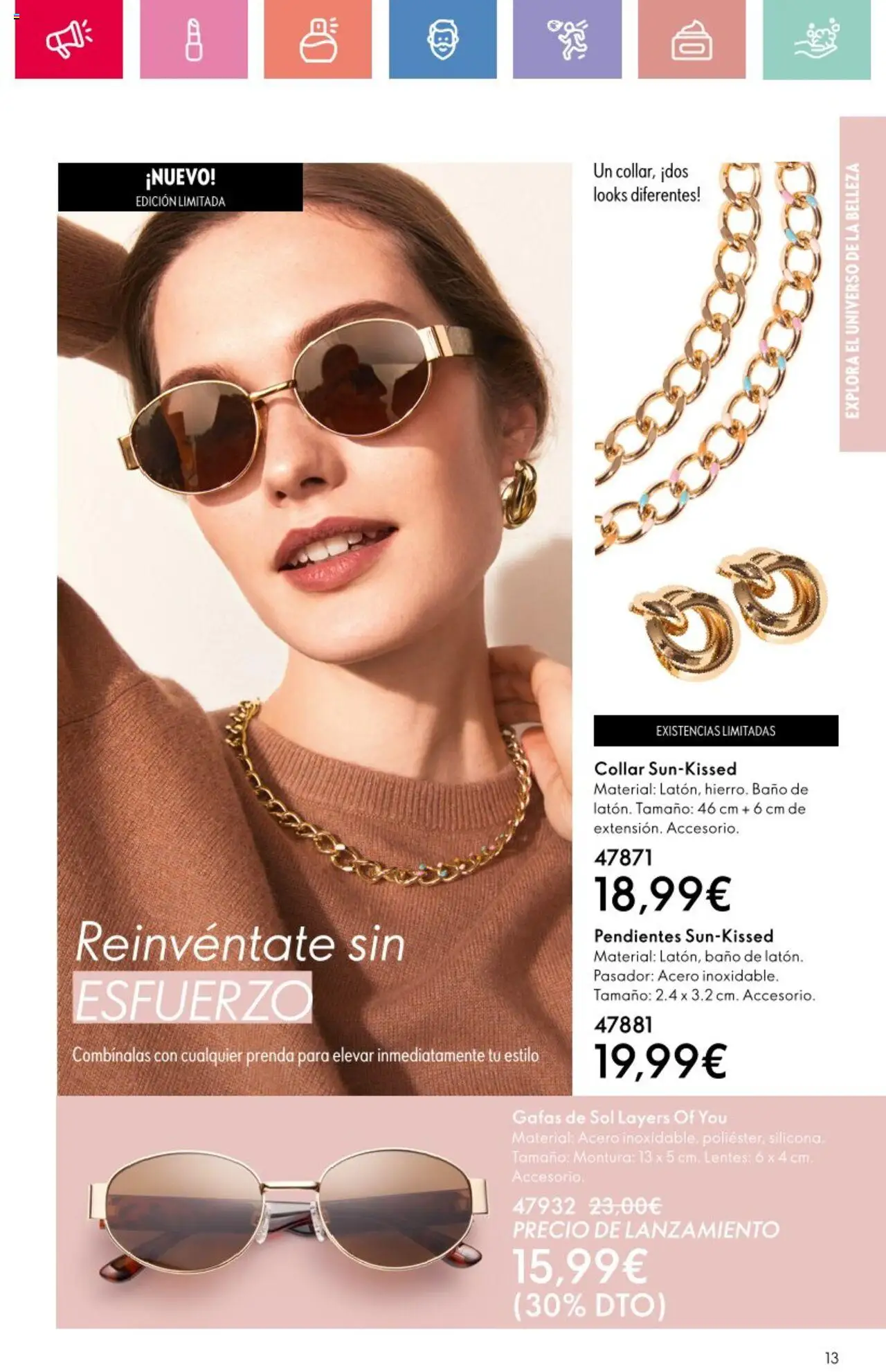 Oriflame - Catálogo Campaña 12 │ válido desde el 24.08.2025 | Página: 13 | Productos: Pendientes, Baño