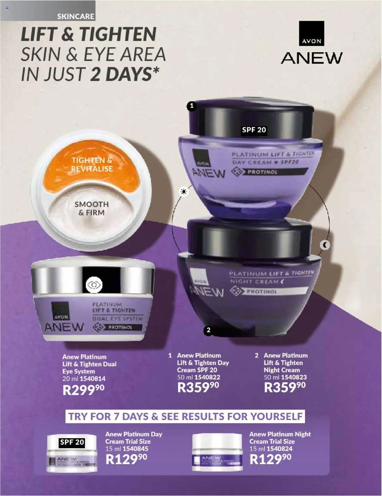 AVON Catalogue  │ valid from 01.08.2025 | Page: 94 | Products: Cream, Night cream, Day cream
