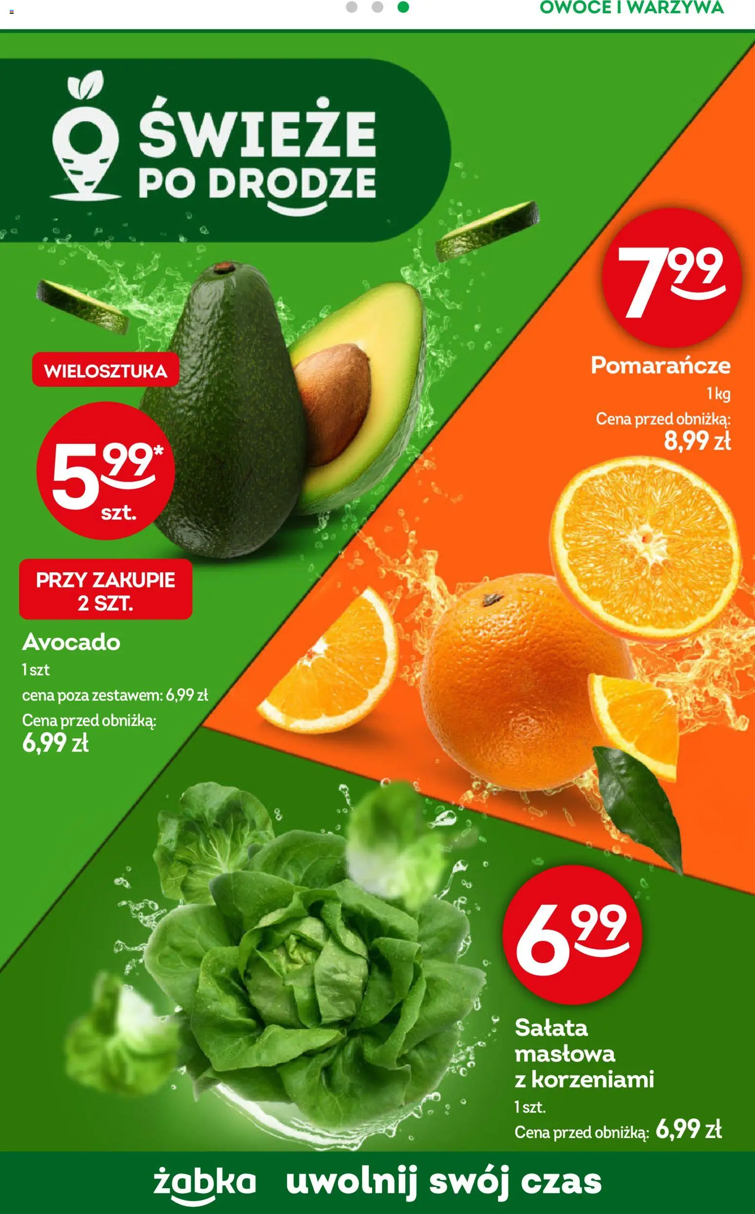 Żabka Gazetka - Codzienne produkty od 28.01.2026 | Strona: 10 | Produkty: Pomarańcze, Warzywa, Owoce