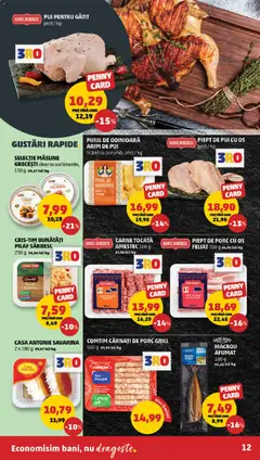 Ofertele PENNY valabile de la 18.03.2026 | Pagină: 12 | Produse: Hacıyatmaz Kedi Oyuncağı, Măsline, Carne tocată, Cârnați