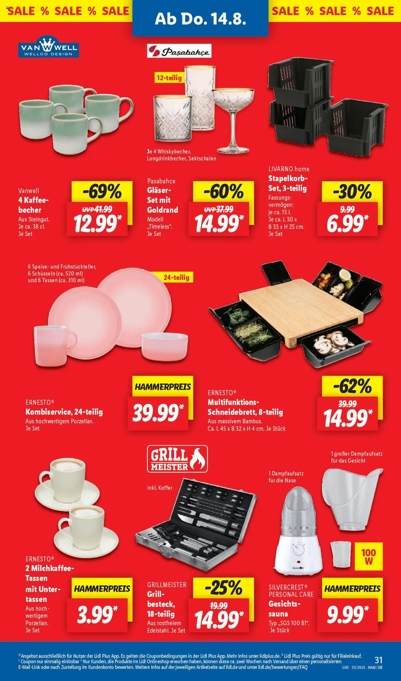 Lidl Prospekt Uelzen - gültig ab dem 11.08.2025 | Seite: 45 | Produkte: Grill, Kaffee, Koffer
