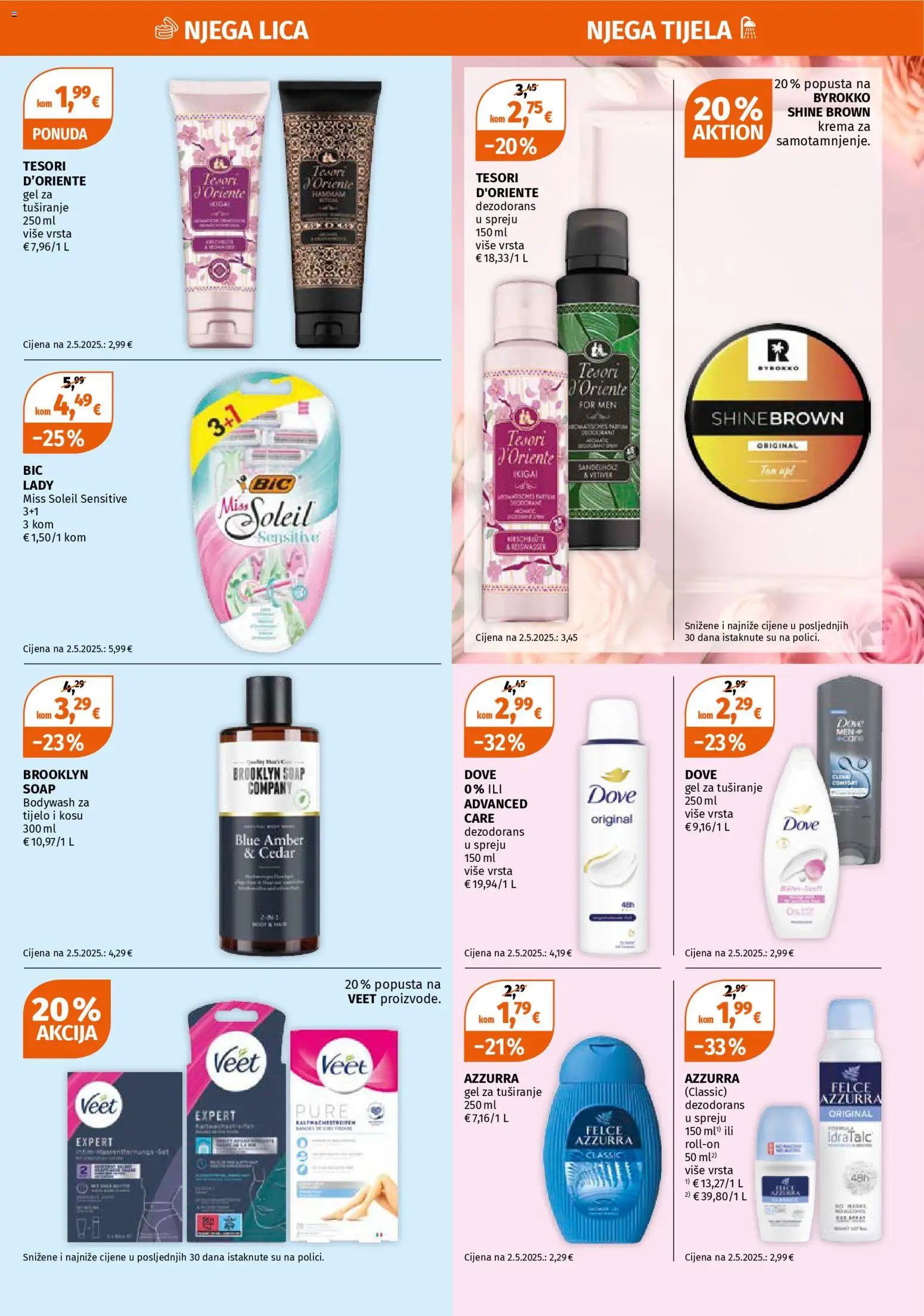 Müller katalog | vrijedi od 23.03.2026 | Stranica: 18 | Proizvodi: Gel za tuširanje, Dezodorans, Krema, Dove