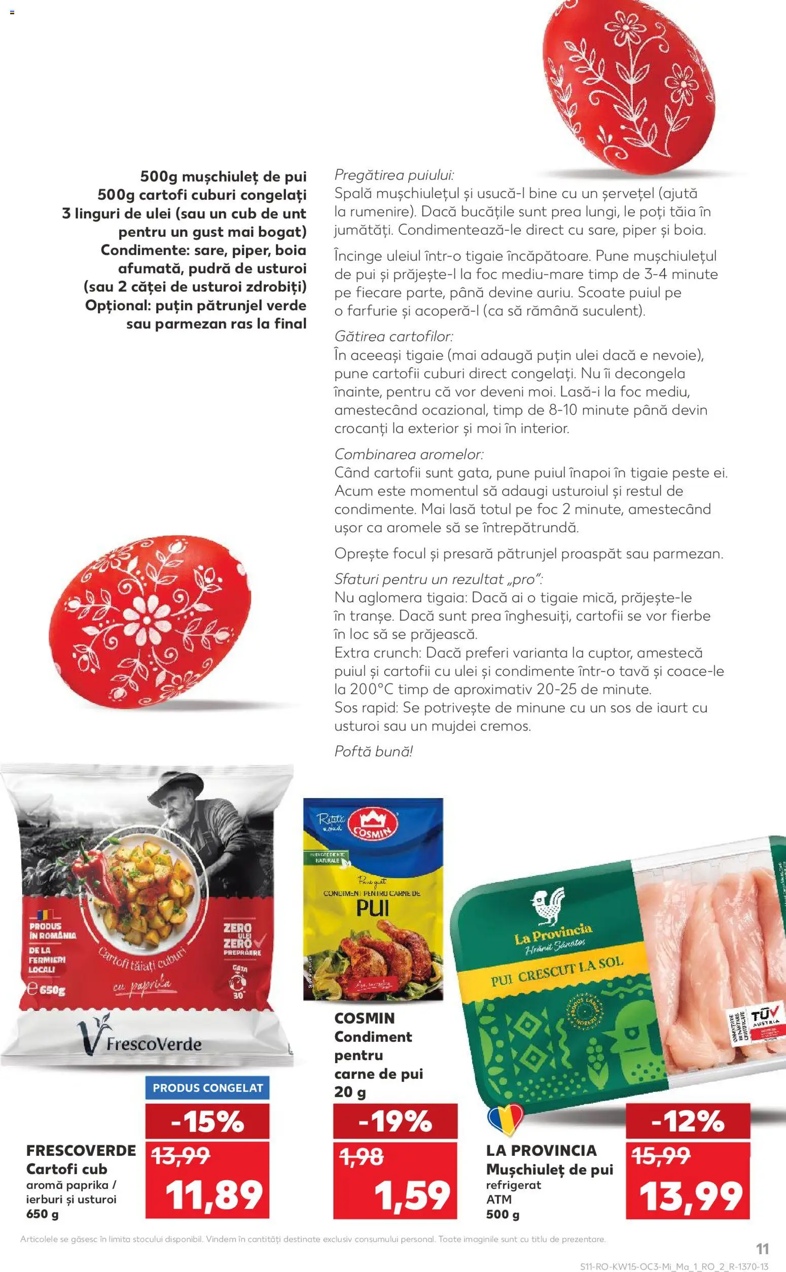 Noul catalog Kaufland – valabil de la 08.04.2026 | Pagină: 11 | Produse: Pătrunjel, Tigaie, Iaurt, Sos