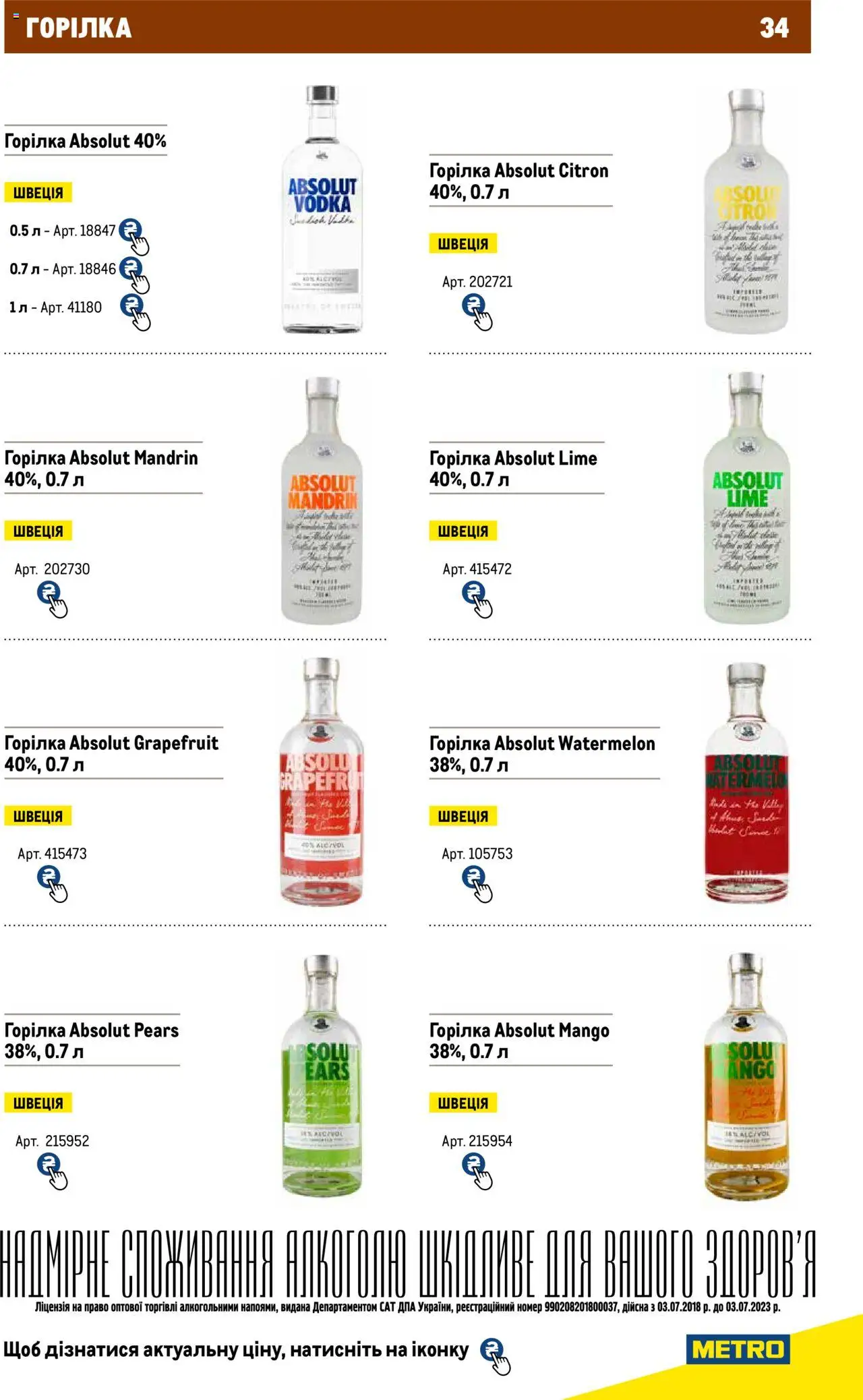 Metro Kаталог - дійснийкції з 11.08.2023 | Сторінка: 34 | Товари: Туфлі на високих підборах, Засіб для зняття макіяжу з очей, Номер на двері, Порошок до печива