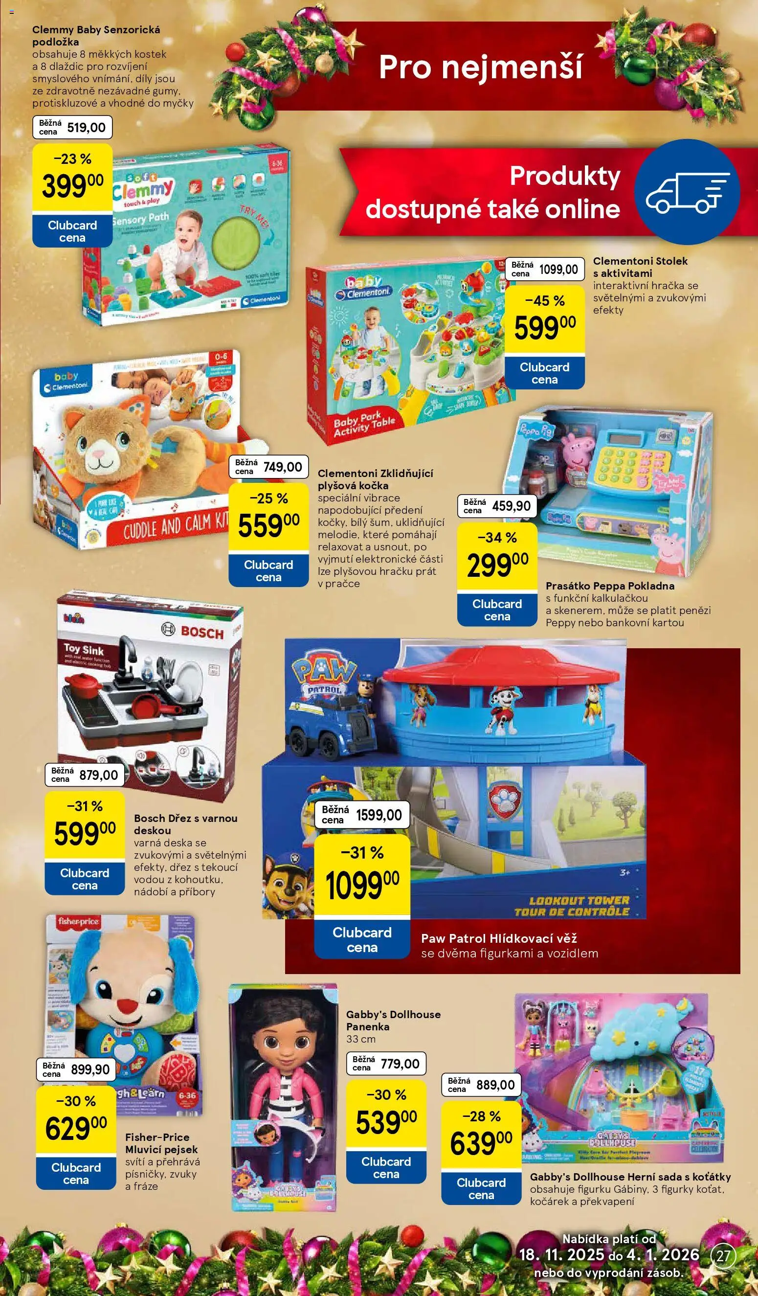 Tesco katalog od 25.11.2025 | Strana: 27 | Produkty: Nádobí, Dřez, Varná deska, Stolek