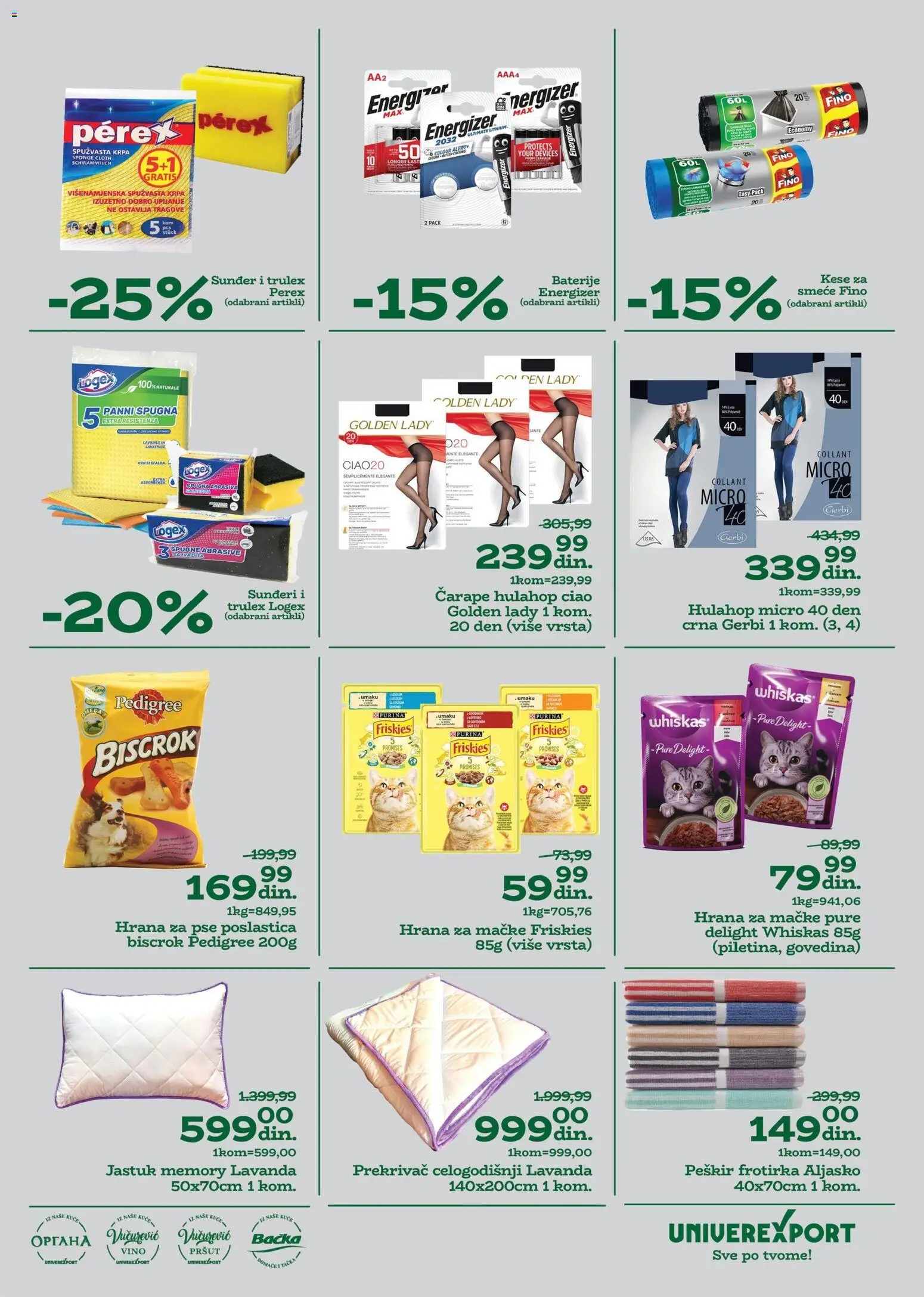 Univerexport katalog - važi od 27.10.2025 | Strana: 31 | Proizvode: Govedina, Pedigree, Hrana za mačke, Vino