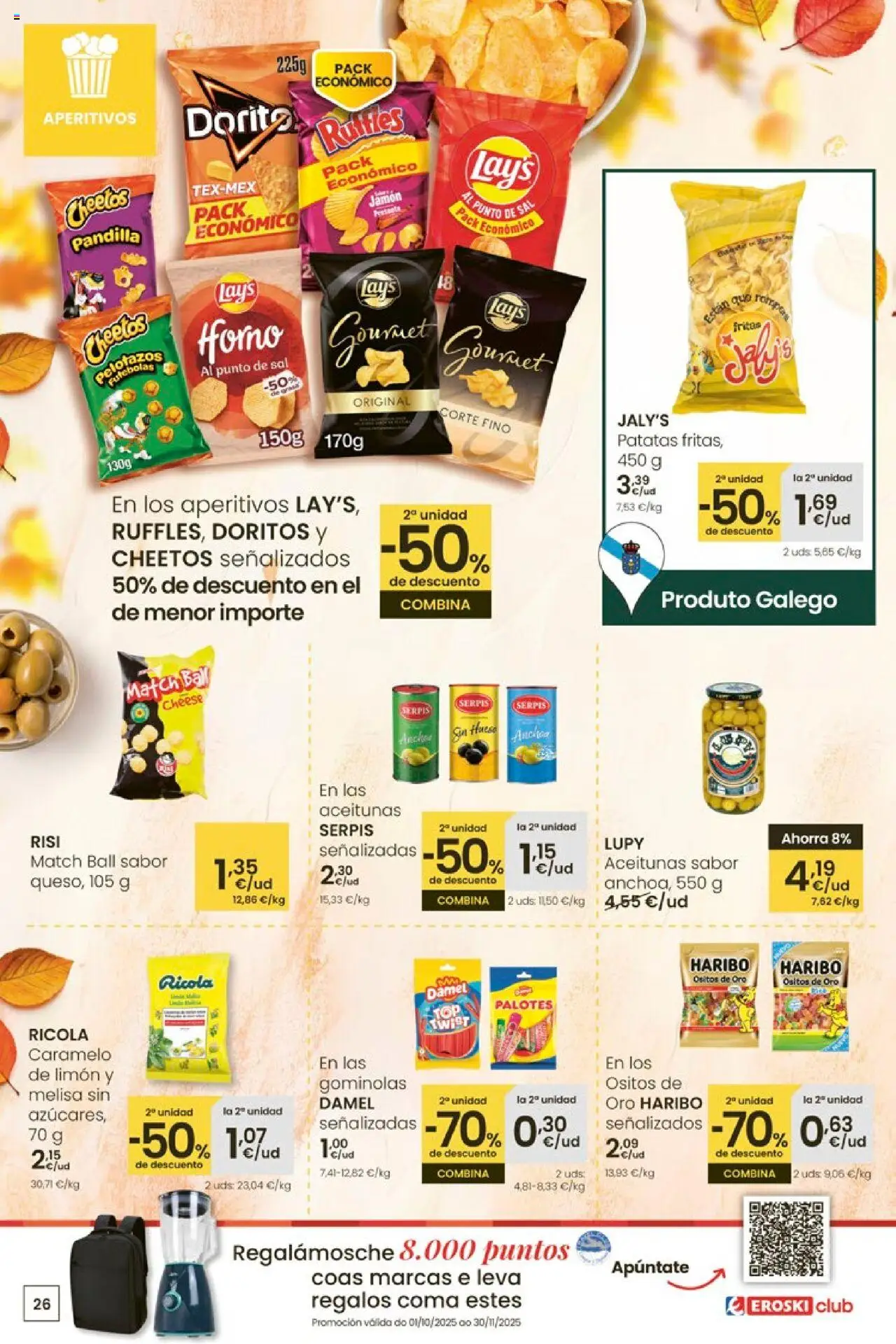 Eroski - Ofertón │ válido desde el 16.10.2025 | Página: 26 | Productos: Jamón, Horno