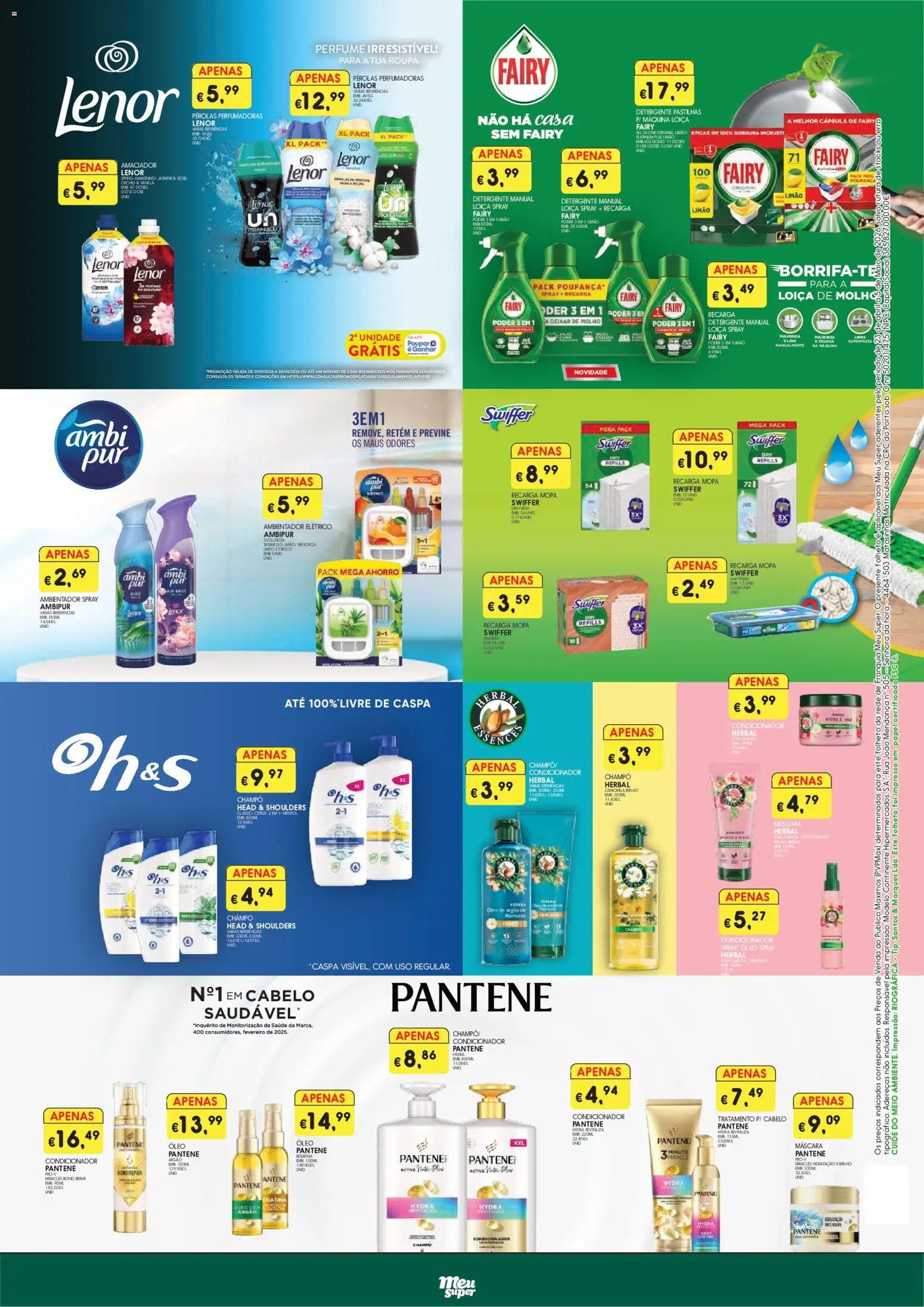 Meu Super folheto │ válido de 23.04.2026 | Página: 2 | Produtos: Perfume, Condicionador, Detergente, Óleo