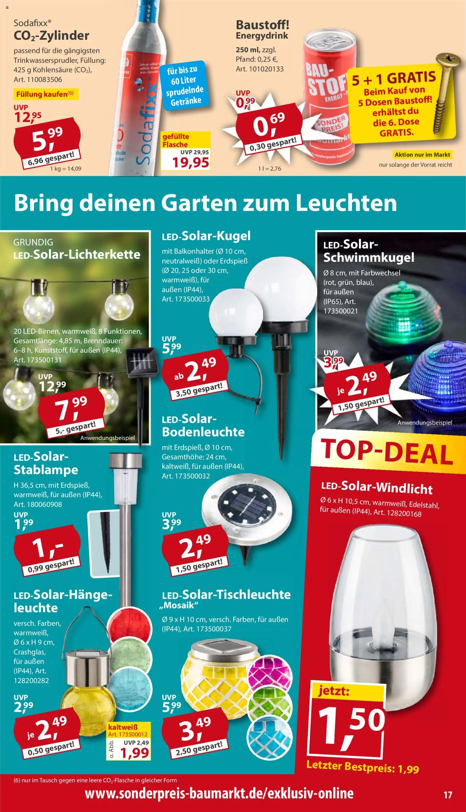 Sonderpreis Baumarkt Prospekt 	 – gültig ab 25.04.2026 | Seite: 17 | Produkte: Energy