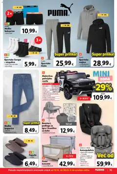 Plodine - Katalog - Pregled kataloga iz trgovine Plodine, vrijedi od 15.10.2025 | Stranica: 37 | Proizvodi: Majica, Čarape, Bokserice, Papuče