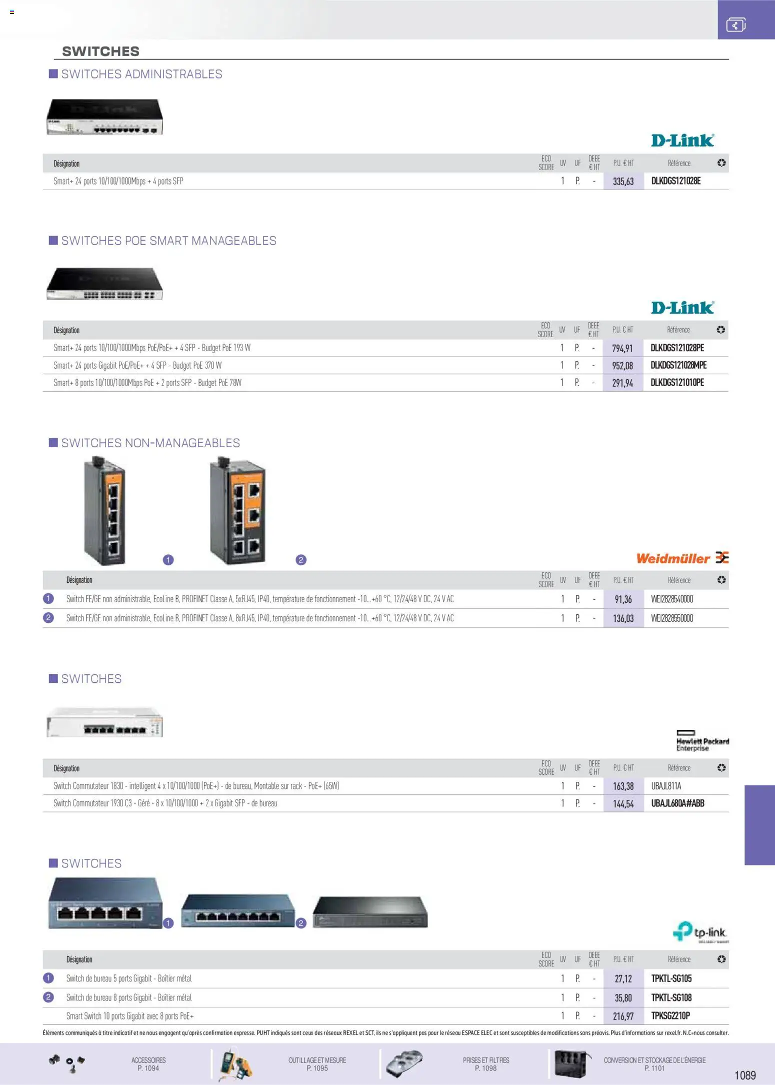 {H1} | Page: 22 | Produits: Bureau, Prises