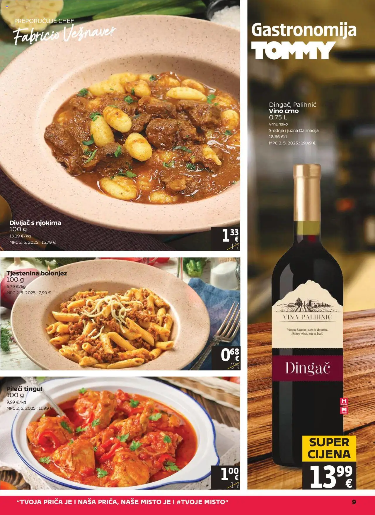 Tommy katalog | vrijedi od 16.10.2025 | Stranica: 9 | Proizvodi: Vino, Tjestenina