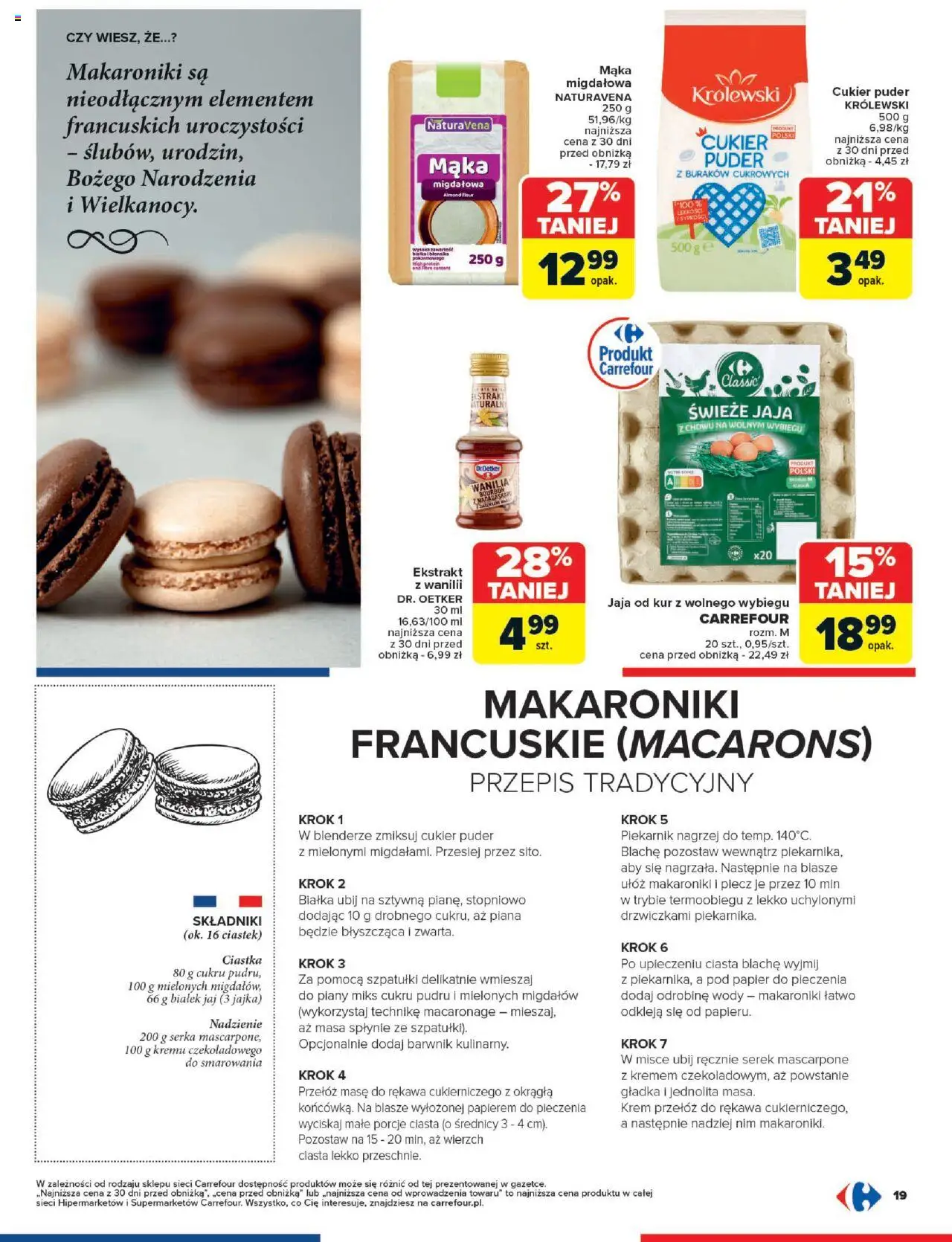 Carrefour Gazetka - French Touch od 13.10.2025 | Strona: 19 | Produkty: Serek, Bourbon, Piekarnik, Cukier