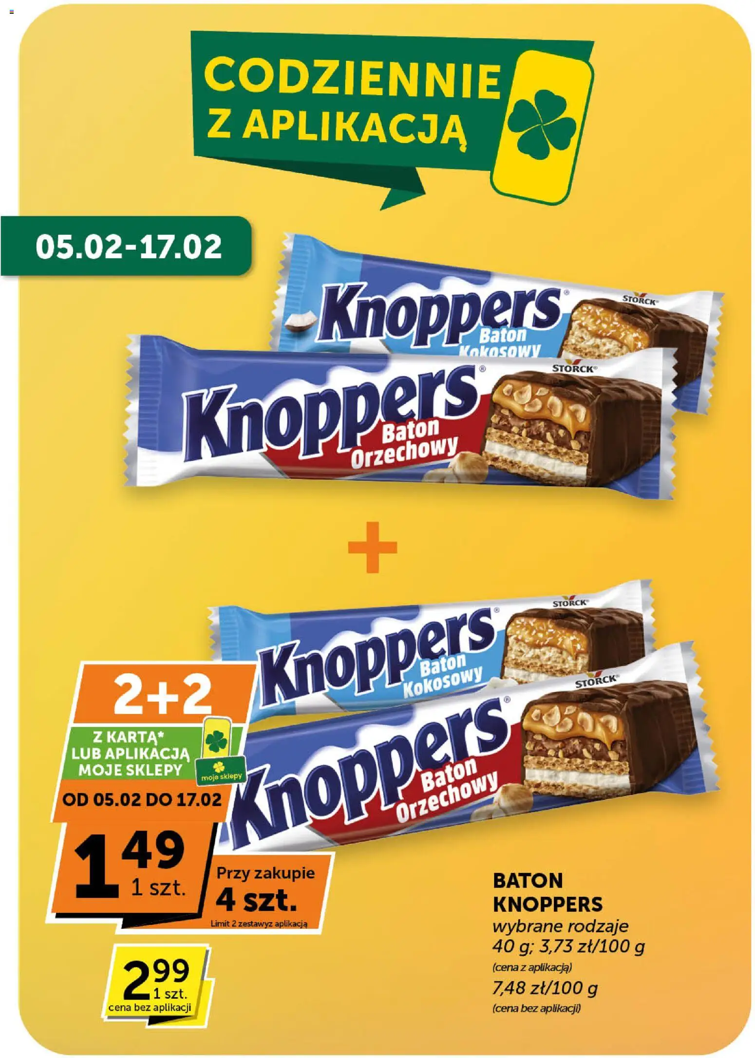 Euro Sklep Gazetka od 05.02.2026 | Strona: 14 | Produkty: Knoppers, Baton
