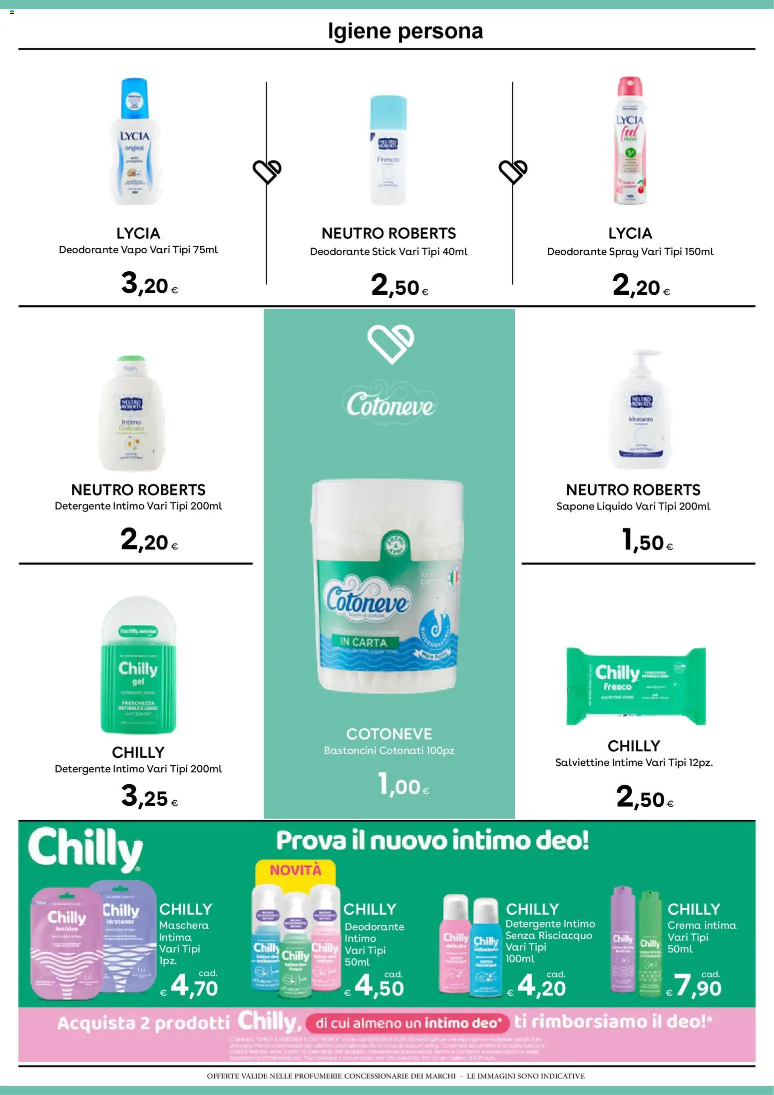 Volantino Idea bellezza del 27.02.2026 | Pagina: 16 | Prodotti: Maschera, Deodorante, Detergente, Intimo