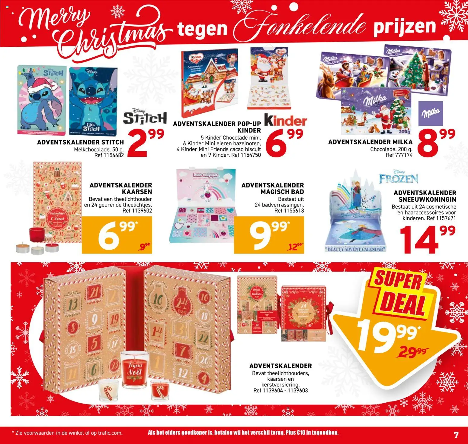 {H1} | Pagina: 7 | Producten: Kinder, Kaarsen, Eieren, Chocolade