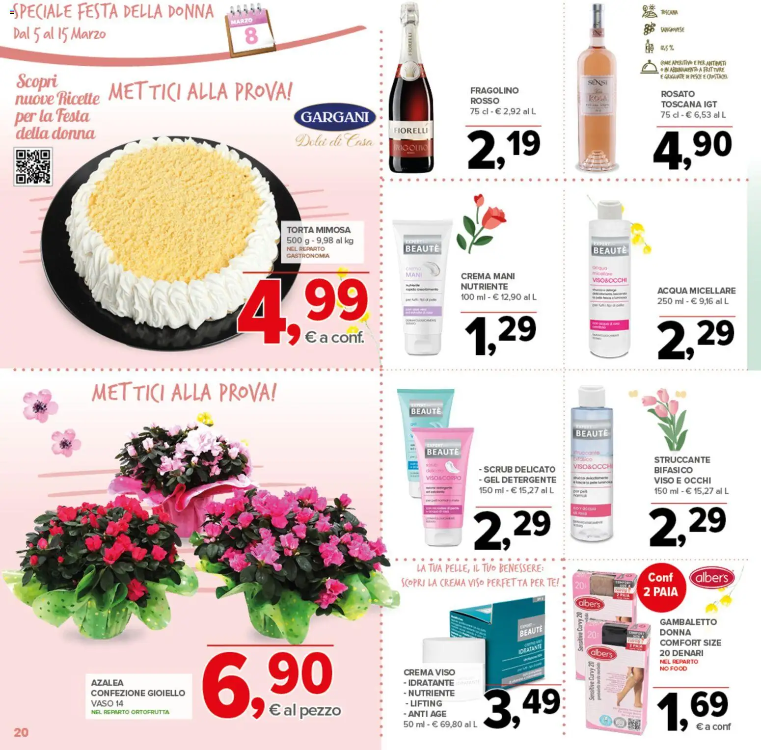 Volantino Todis del 05.03.2026 | Pagina: 20 | Prodotti: Crema, Struccante, Pesce, Scrub