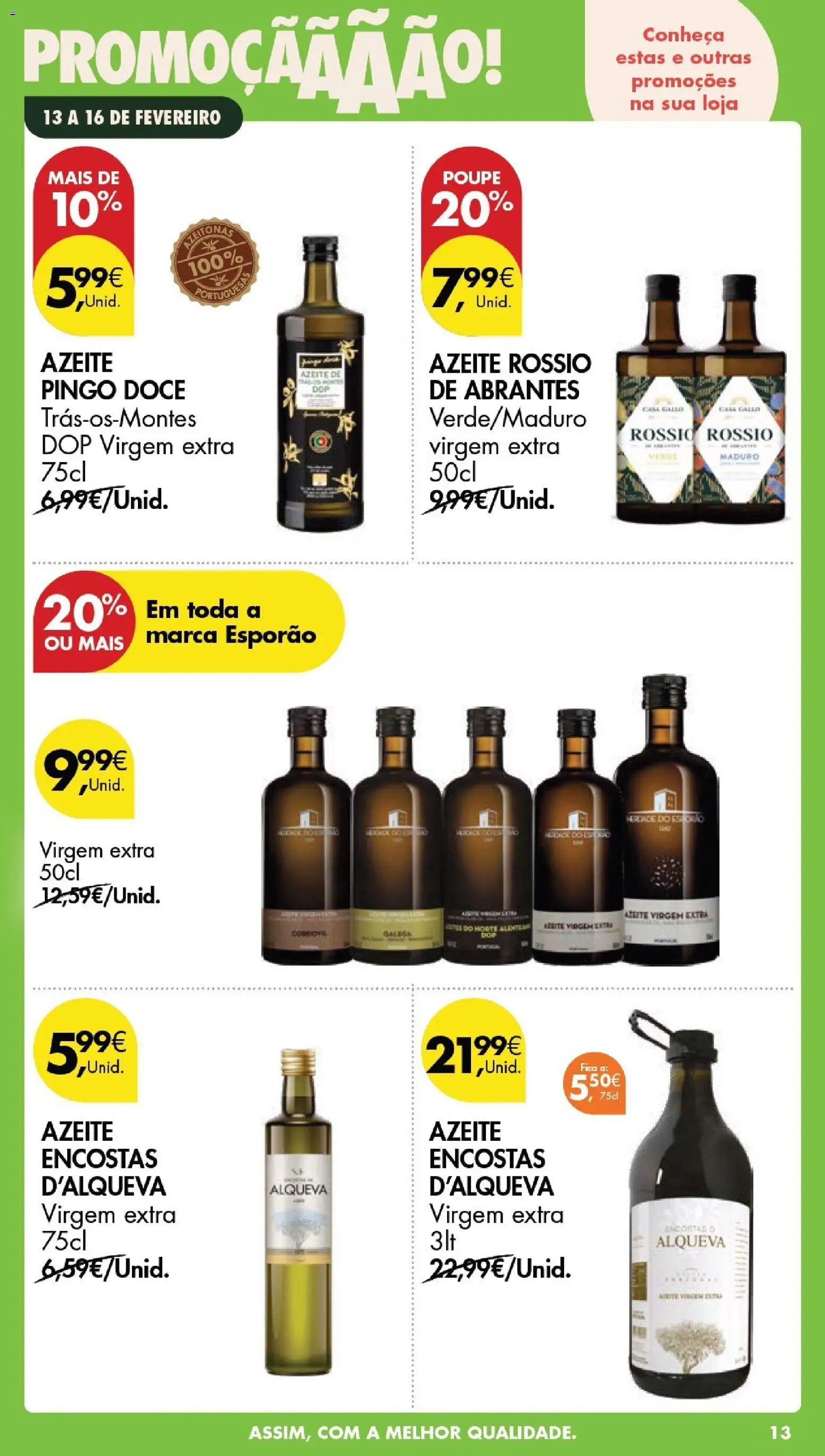 Pingo Doce Poupe este Fim de Semana │ válido de 13.02.2026 | Página: 13 | Produtos: Azeite