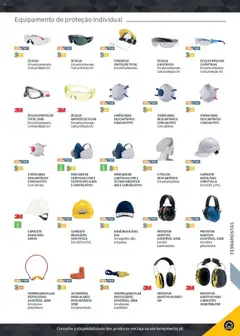Pré-visualização Leroy Merlin Catálogo válido de 18.11.2024 | Página: 381 | Produtos: Óculos, Boné, Capacete, Ferramentas