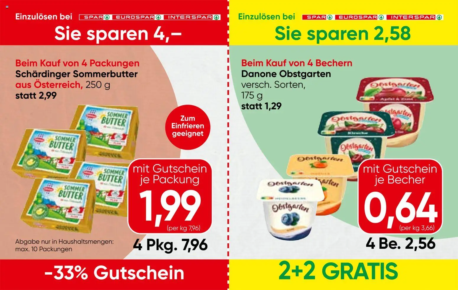 Spar Advent - Zauber gültig ab 13.11.2025 | Seite: 4 | Produkte: Butter
