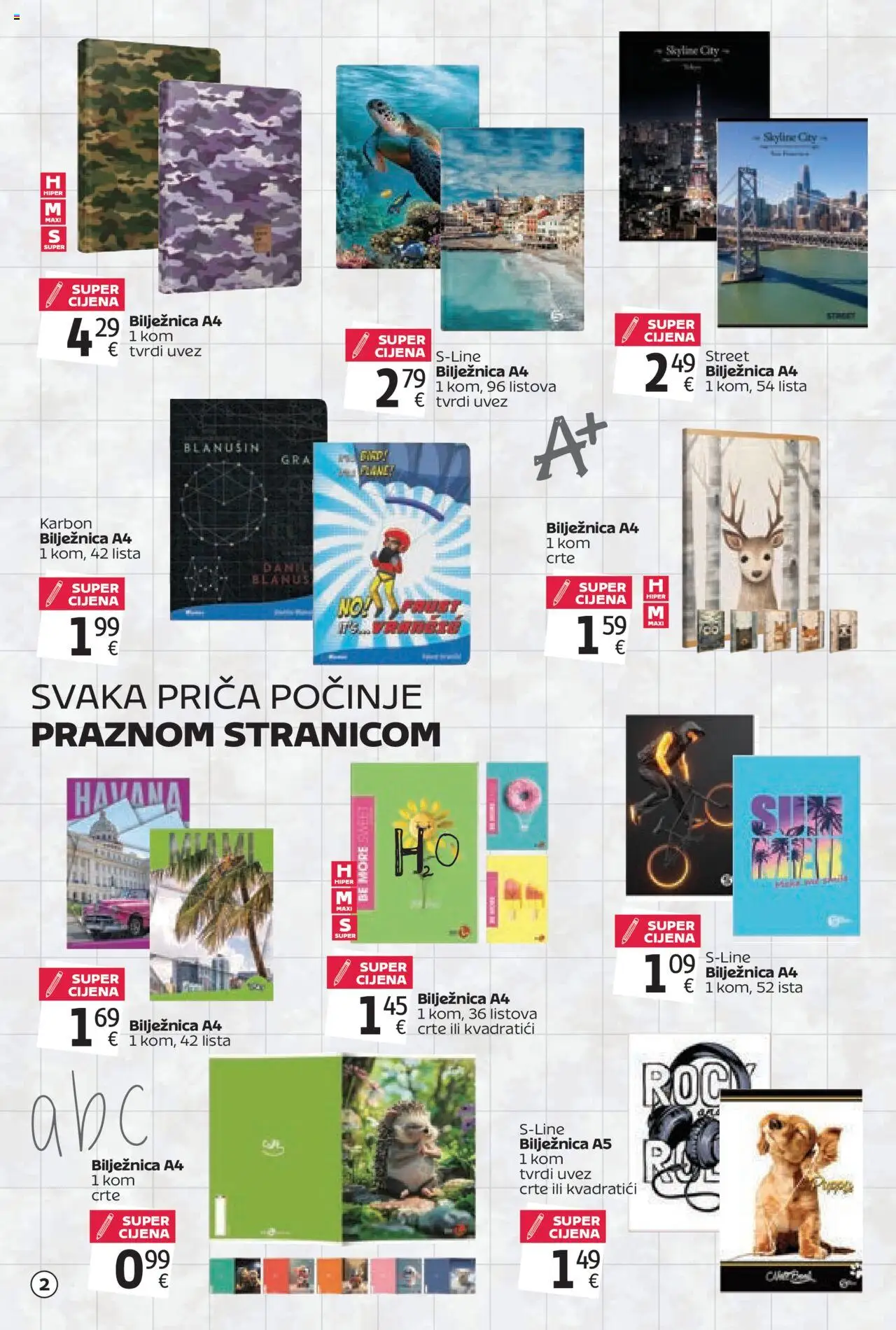 Tommy katalog | vrijedi od 18.08.2025 | Stranica: 2 | Proizvodi: Bilježnica
