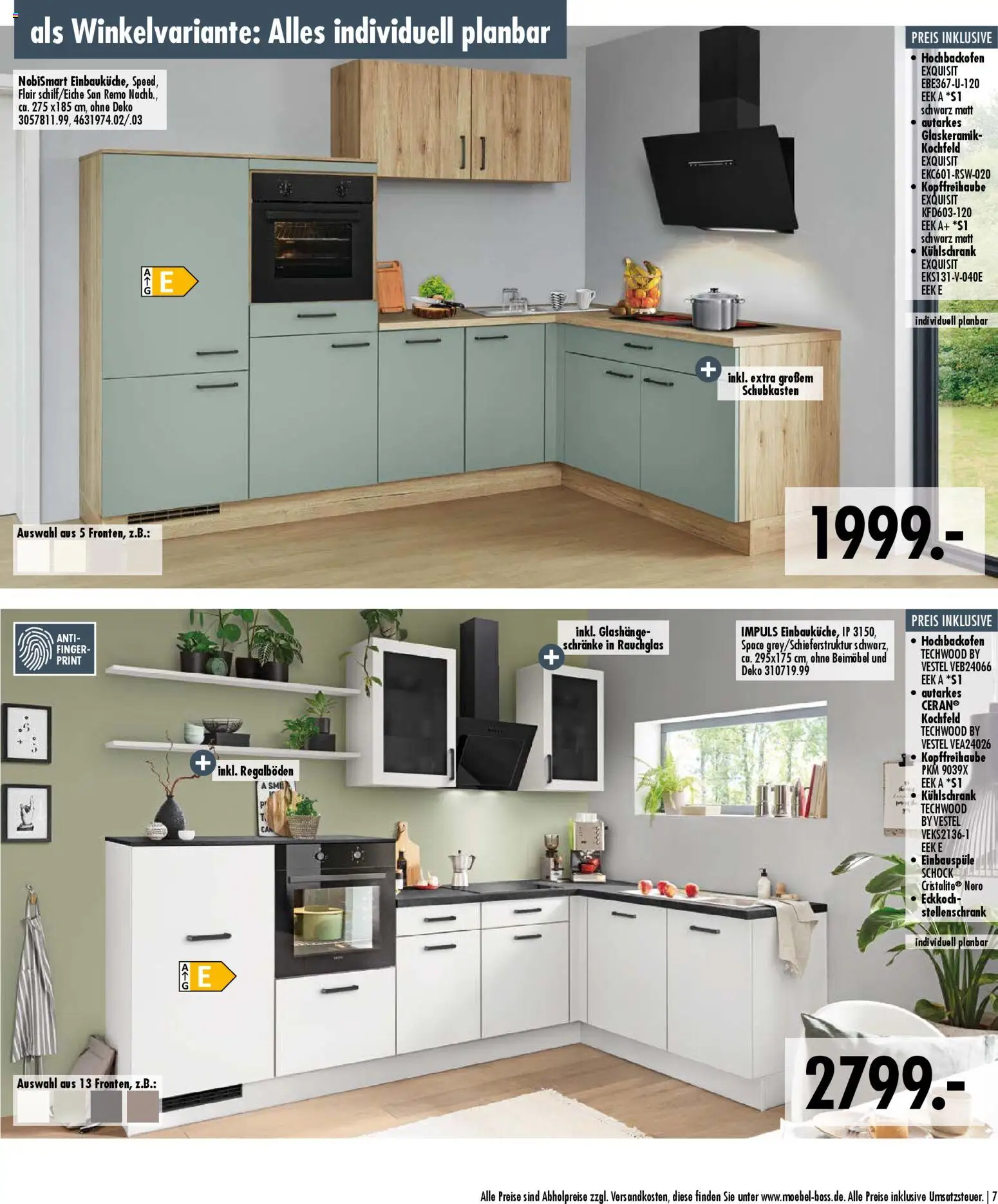 SB Möbel Boss Küchenkatalog 2026 – gültig ab 09.04.2026 | Seite: 7