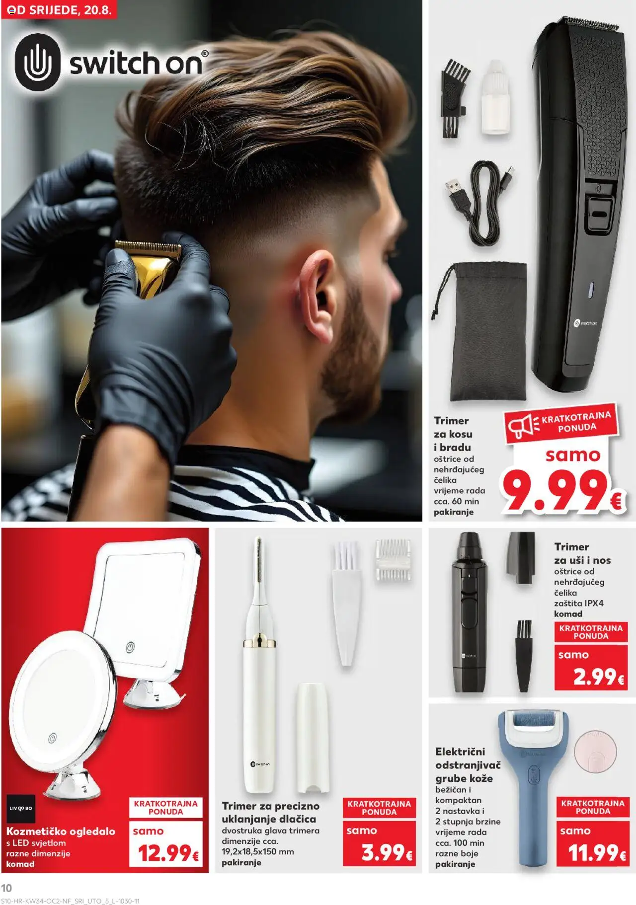 Kaufland katalog | vrijedi od 20.08.2025 | Stranica: 10 | Proizvodi: Ogledalo, Trimer