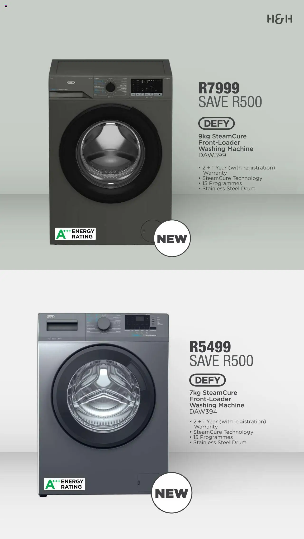 New House and Home catalogue – valid from 15.09.2025 | Page: 20 | Products: Washing machine