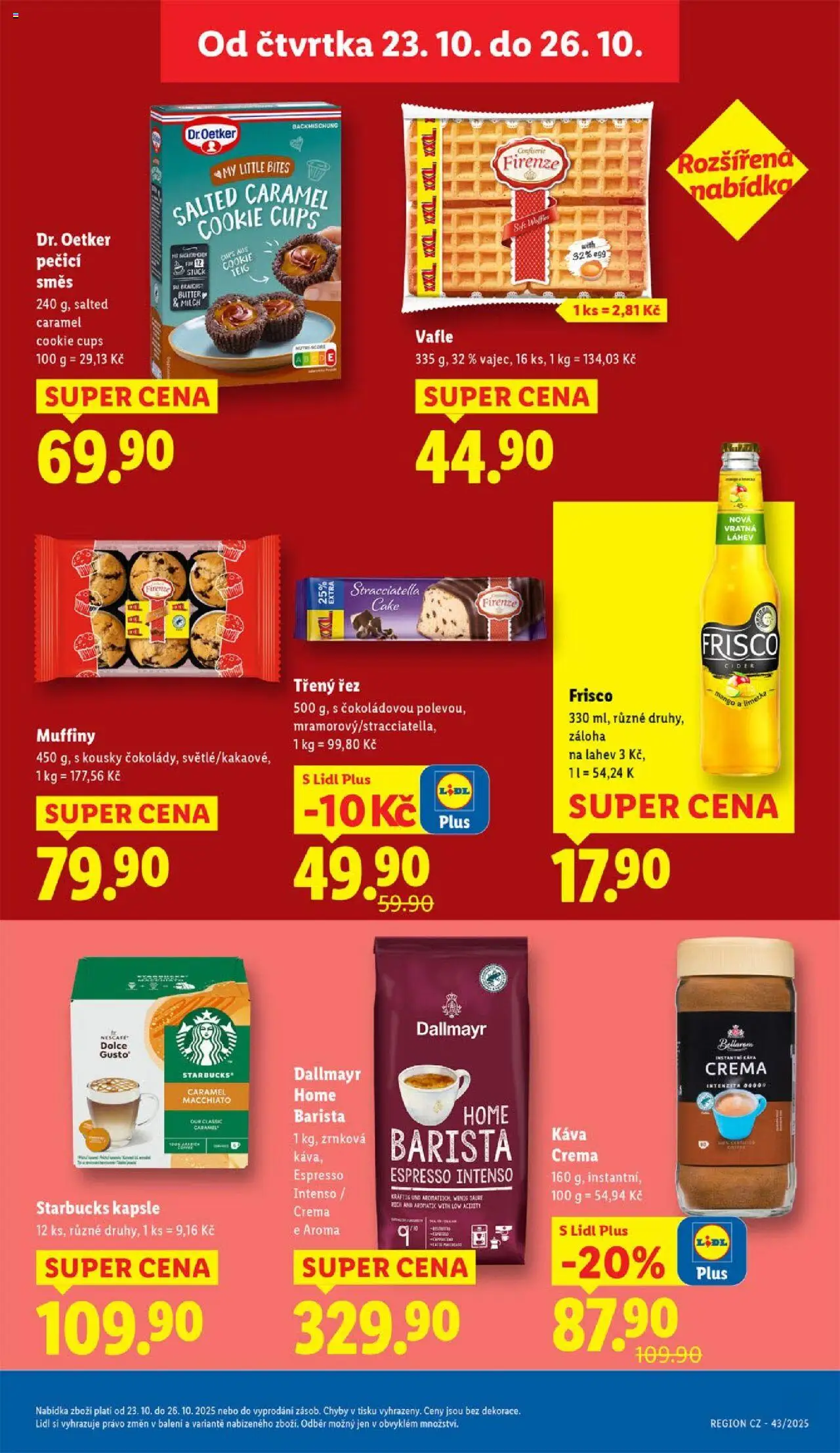 Lidl leták od 23.10.2025 | Strana: 25 | Produkty: Mango, Starbucks, Kapsle, Cider