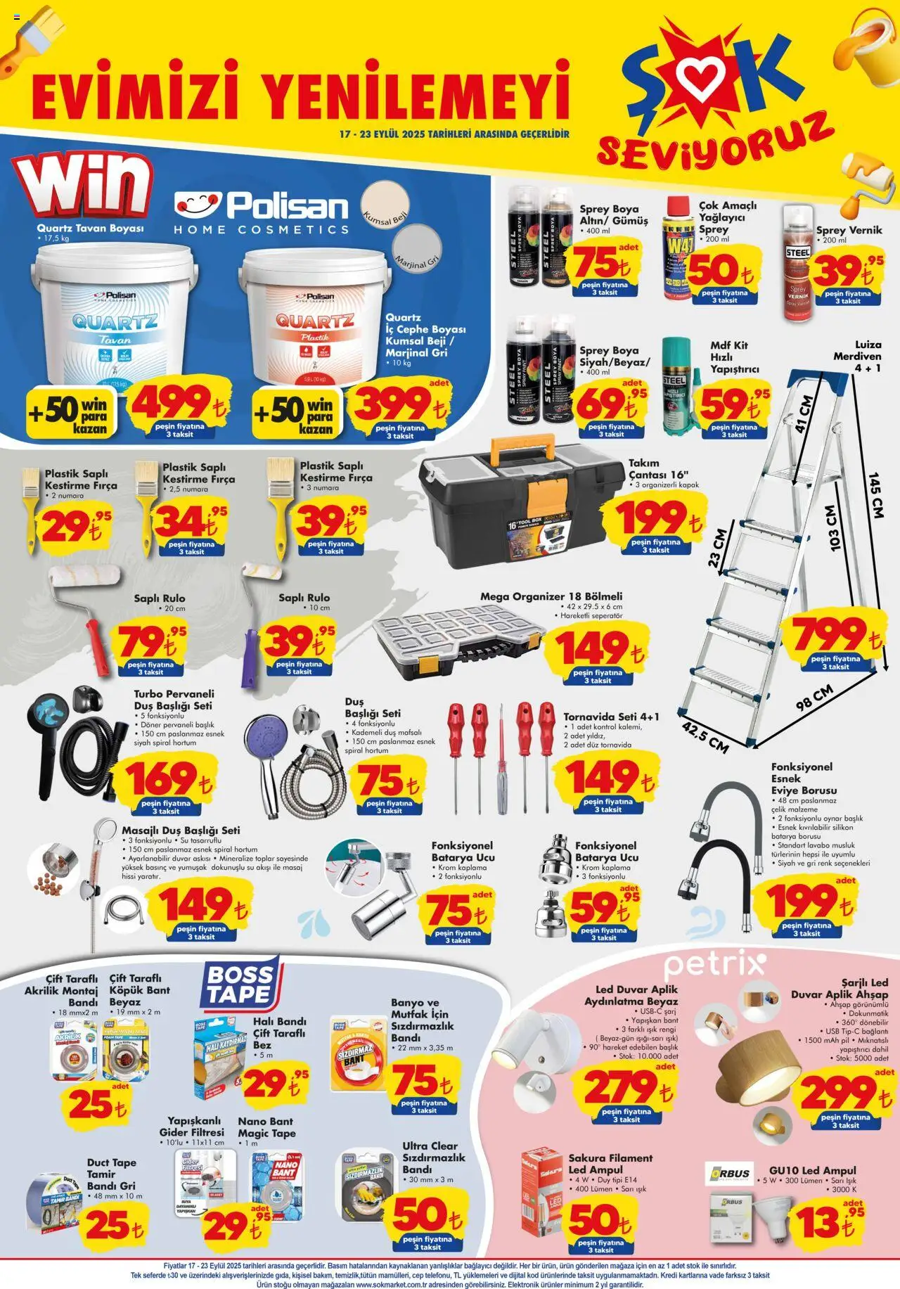 Şok Market Katalog - 17.09.2025 tarihinden itibaren geçerlidir | Sayfa: 4 | Ürünler: Plastik Saplı, Lavabo, Duş, Toplar