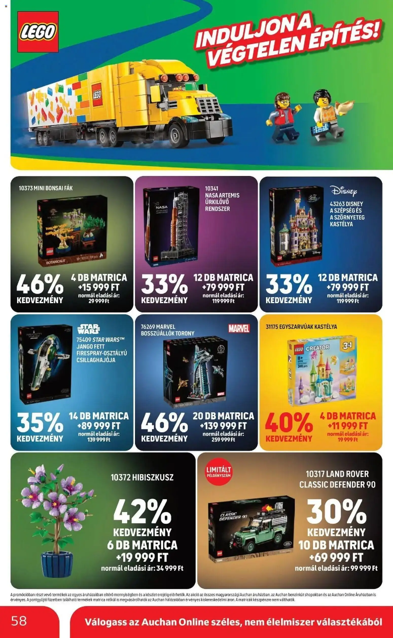 Auchan akciós ujság - amely érvényes a következő dátumtól: 19.03.2026 | Oldal: 58