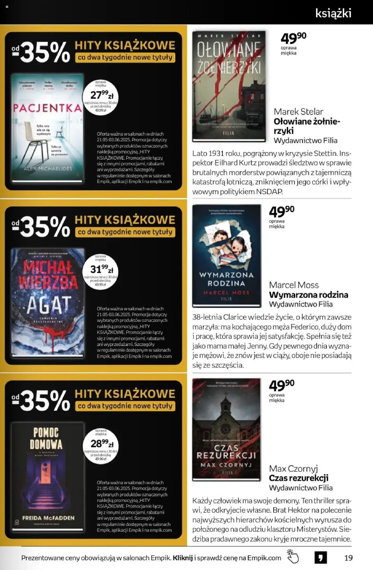 Empik promocje od 21.05.2025 | Strona: 19 | Produkty: Książki