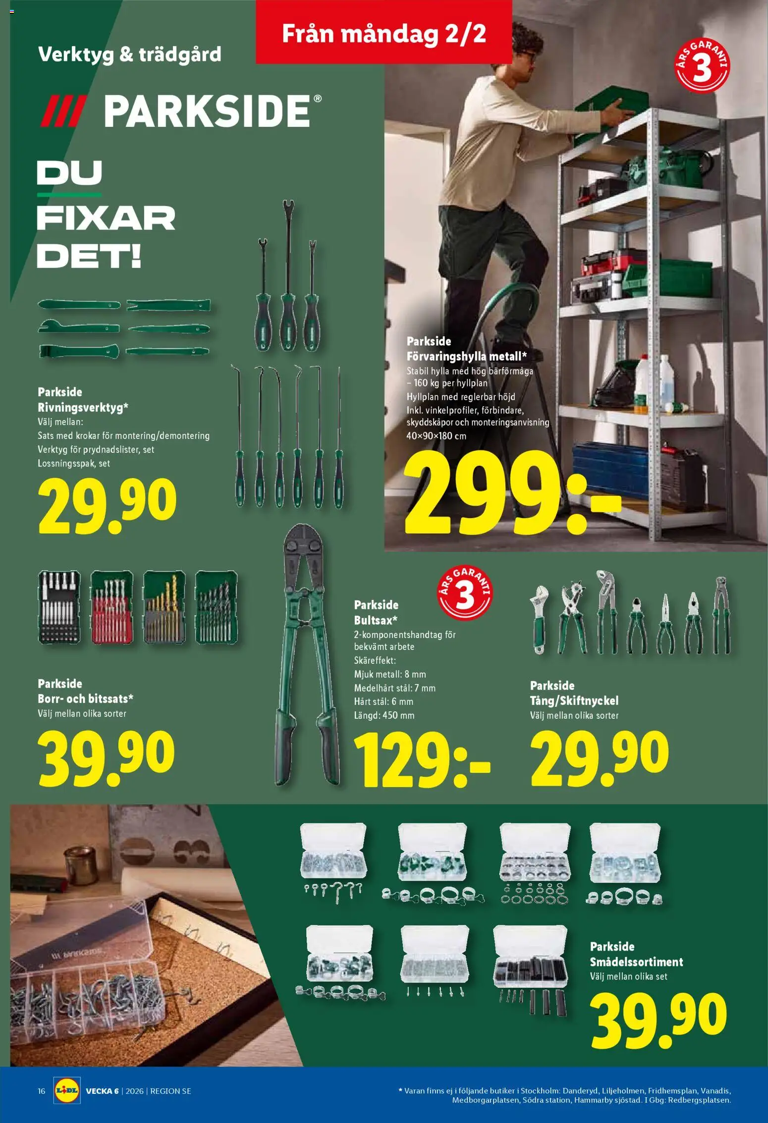 Lidl reklamblad aktuell från 02.02.2026 | Sida: 19 | Produkter: Borr, Hylla, Set