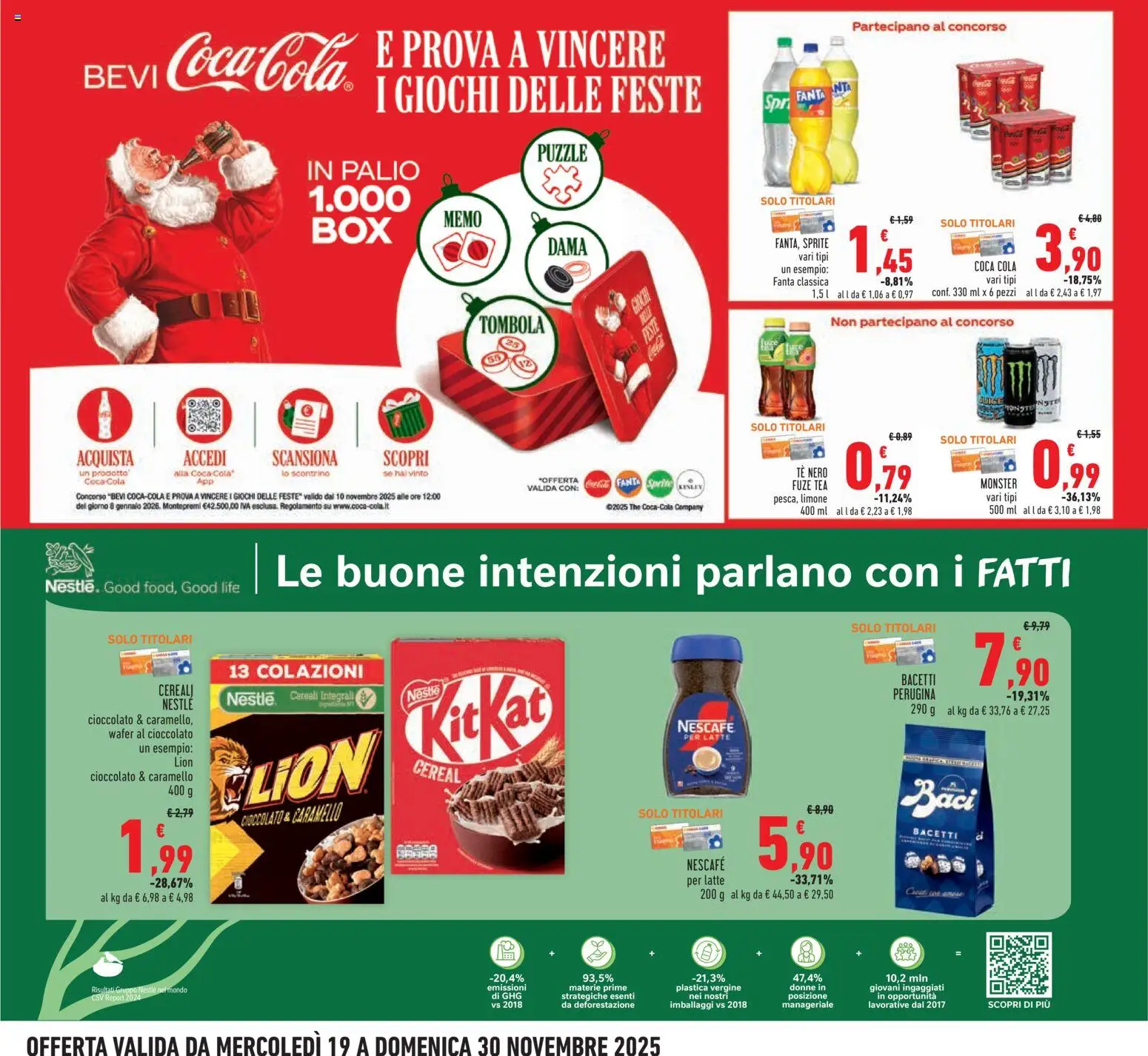 Volantino Conad del 19.11.2025 | Pagina: 21 | Prodotti: Tè, Cereali, Limone, Fanta