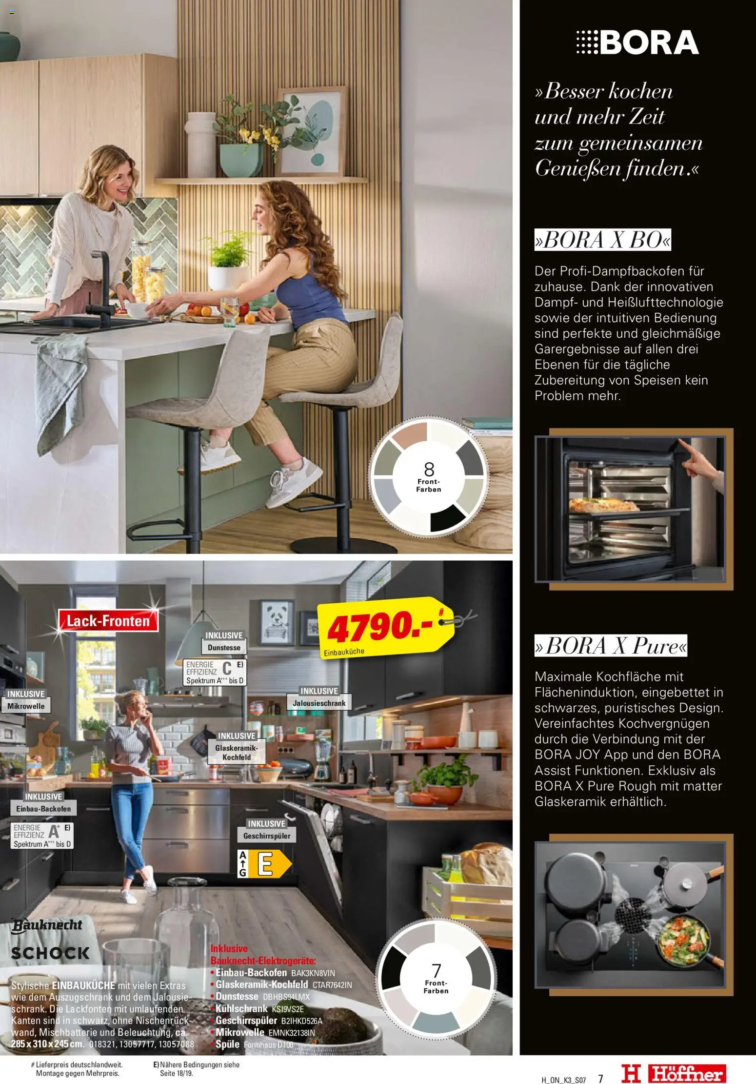 Höffner Prospekt 	 – gültig ab 03.11.2025 | Seite: 7 | Produkte: Mikrowelle, Einbauküche, Kühlschrank, Kochfeld