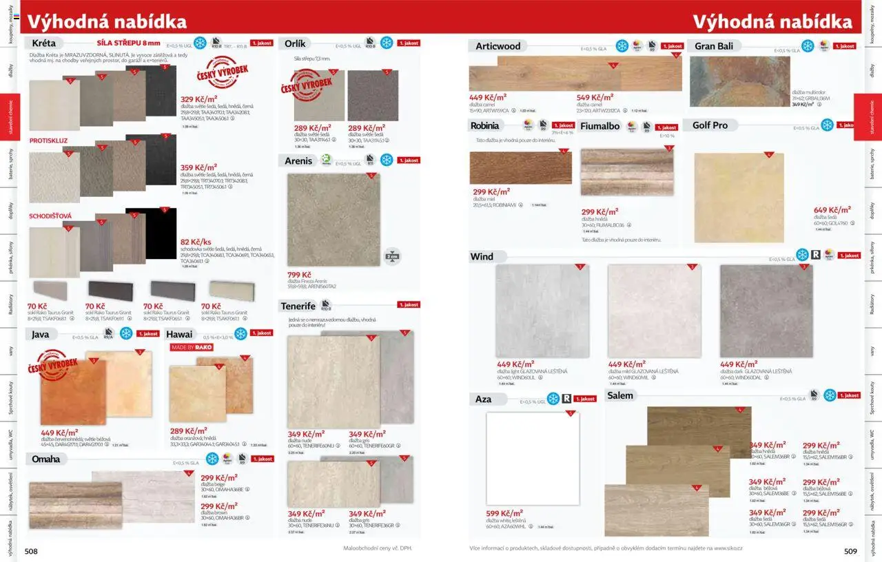 Siko koupelny katalog Koupelny 2025/2026 od 14.10.2025 | Strana: 258 | Produkty: Dlažba, Wc