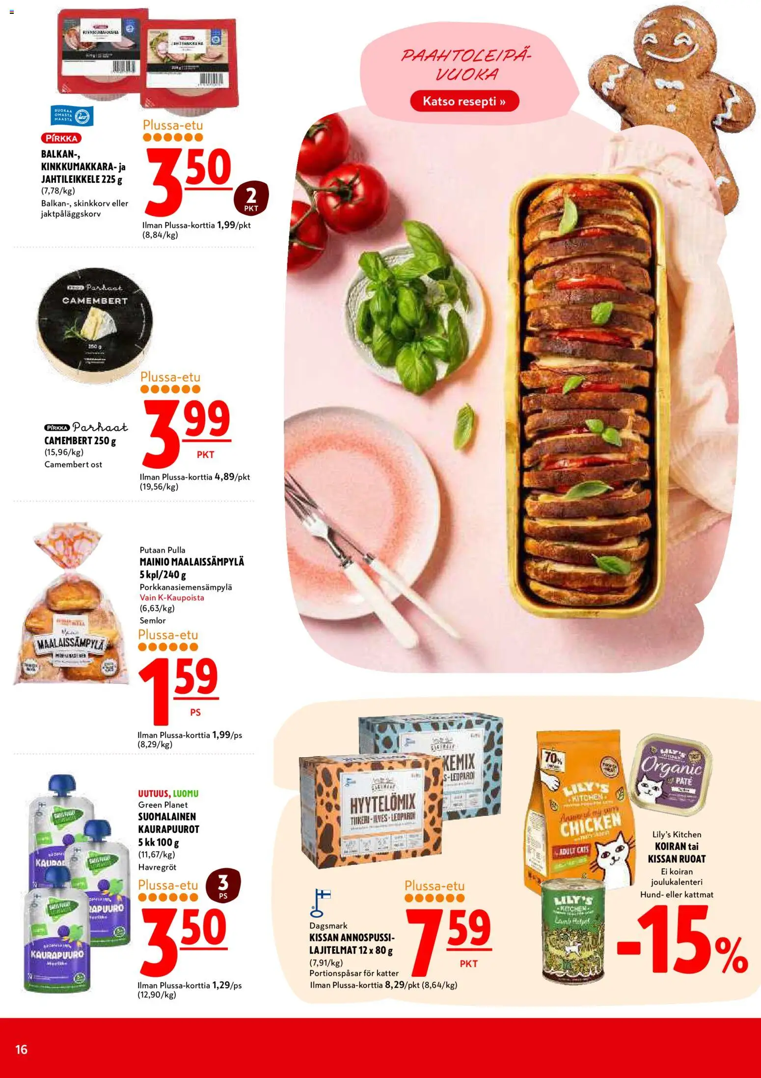 K-Citymarket - Black Friday – voimassa 17.11.2025 alkaen | Sivu: 16 | Tuotteet: Joulukalenteri, Paahtoleipä, Pulla