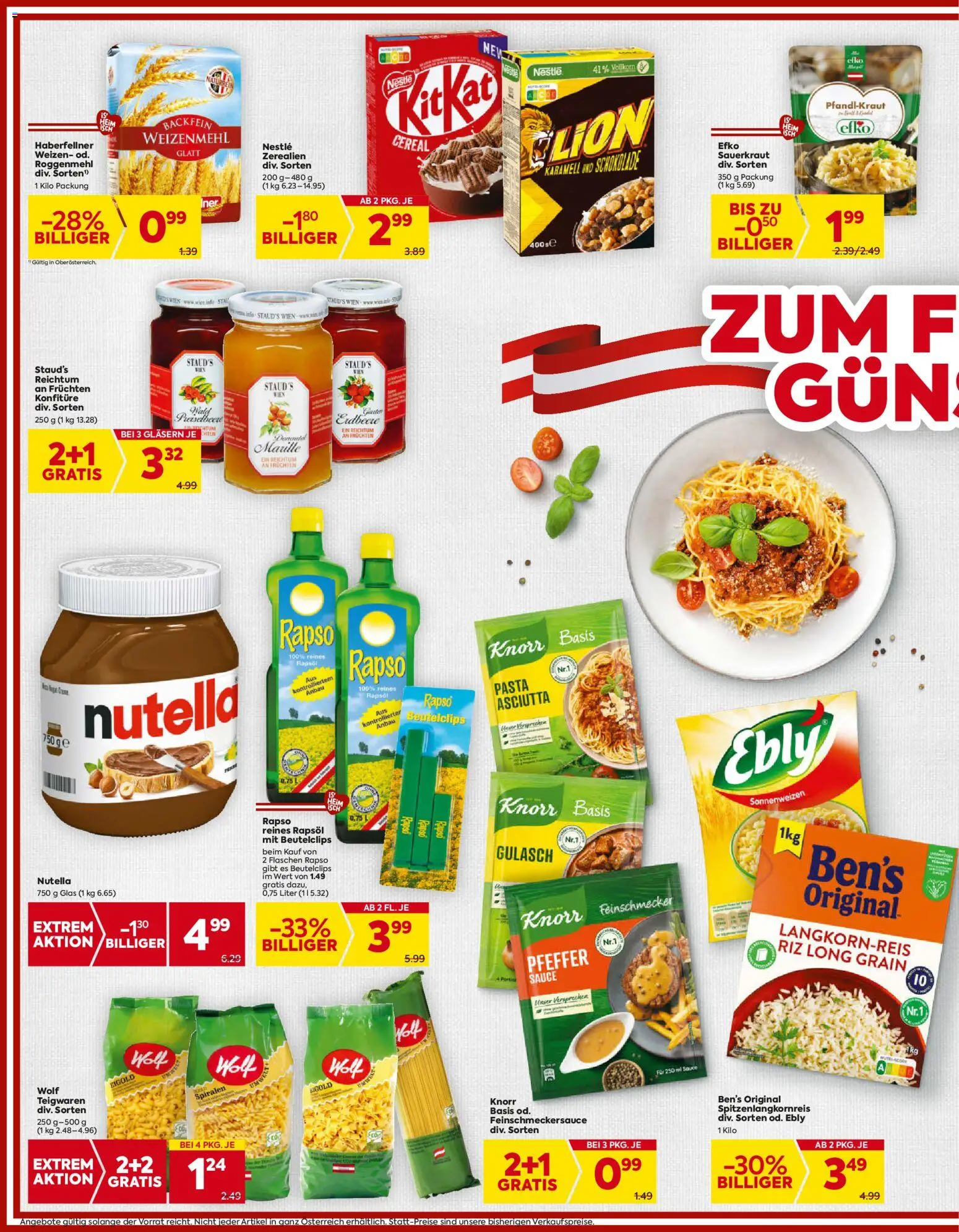 Billa Flugblatt - Oberösterreich gültig ab 23.10.2025 | Seite: 12 | Produkte: Pasta, Pfeffer, Schokolade