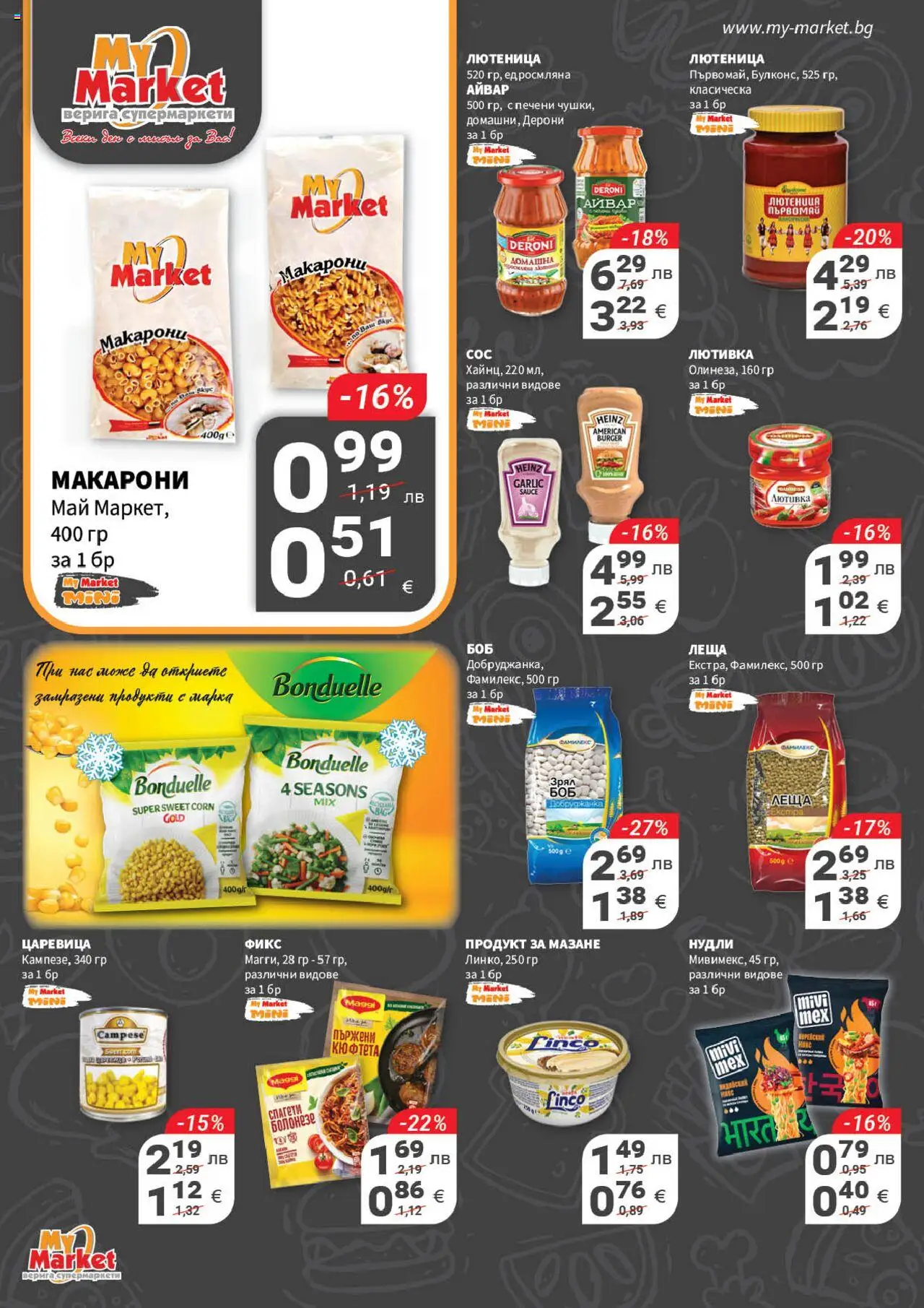  | Страница: 11 | Продукти: Лютивка, Лютеница, Леща, Царевица
