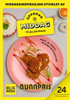 Forhåndsvisning av Bunnpris Billig middag gyldig fra 21.10.2025