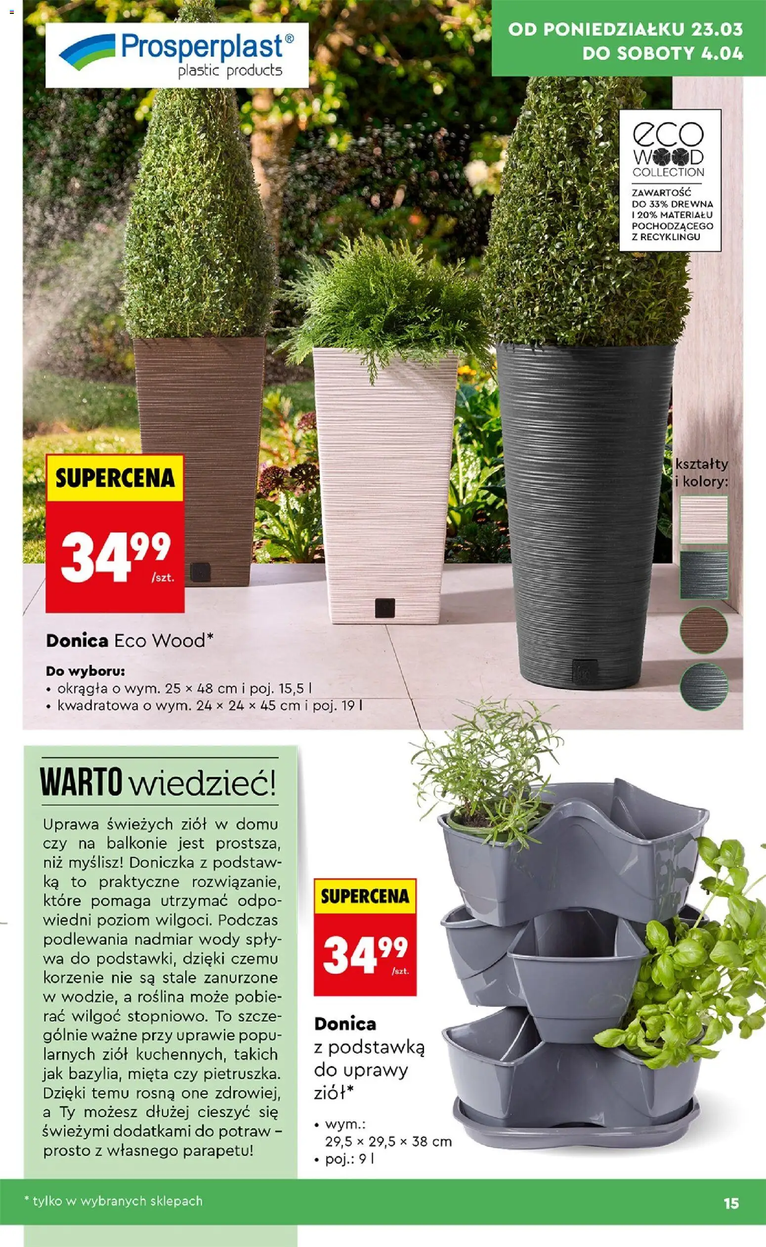 Biedronka Polsko leták - Ogród od 23.03.2026 | Strana: 15