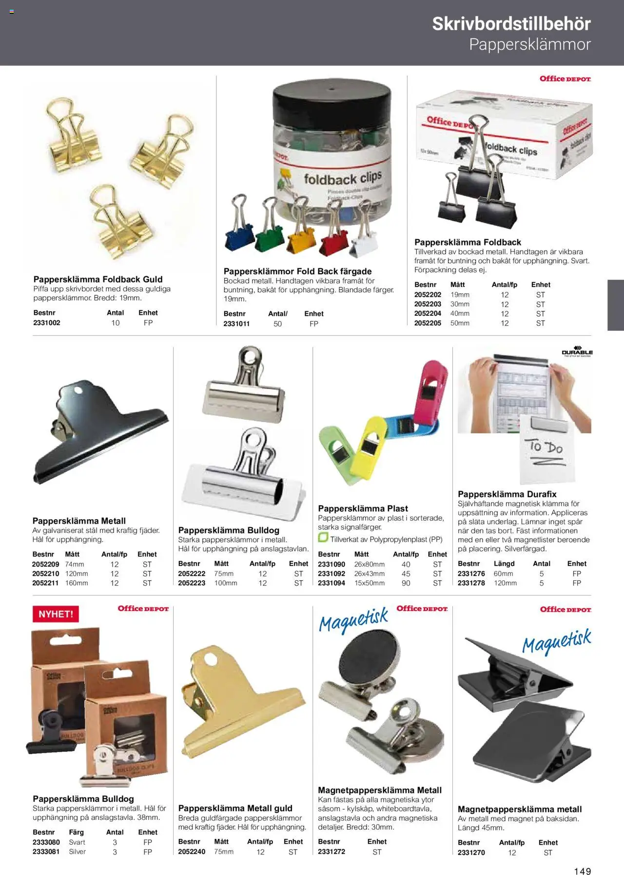 Office Depot reklamblad aktuell från 15.02.2024 | Sida: 151 | Produkter: Magnet