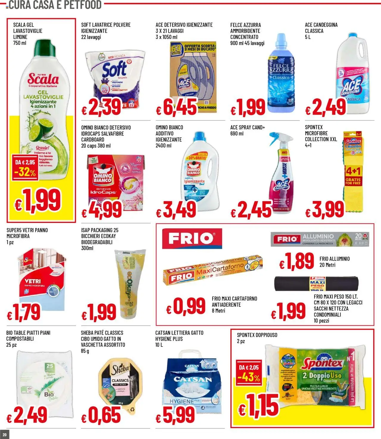 Volantino Galassia del 18.09.2025 | Pagina: 20 | Prodotti: Spugna, Salmone, Tè, Candeggina