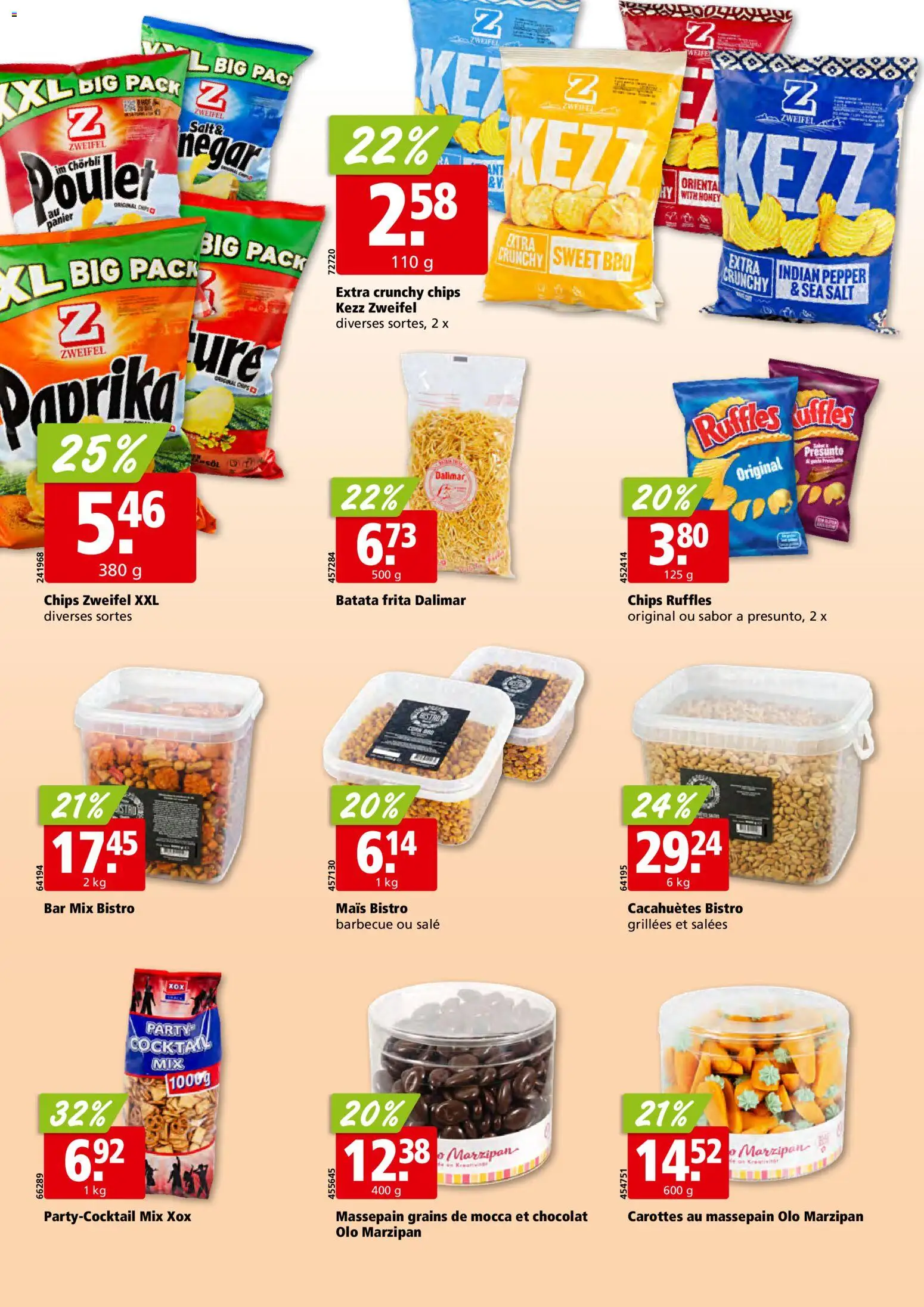 Aligro Aktionen Chavannes, Matran, Genève, Sion – gültig ab 27.12.2025 | Seite: 24 | Produkte: Chips