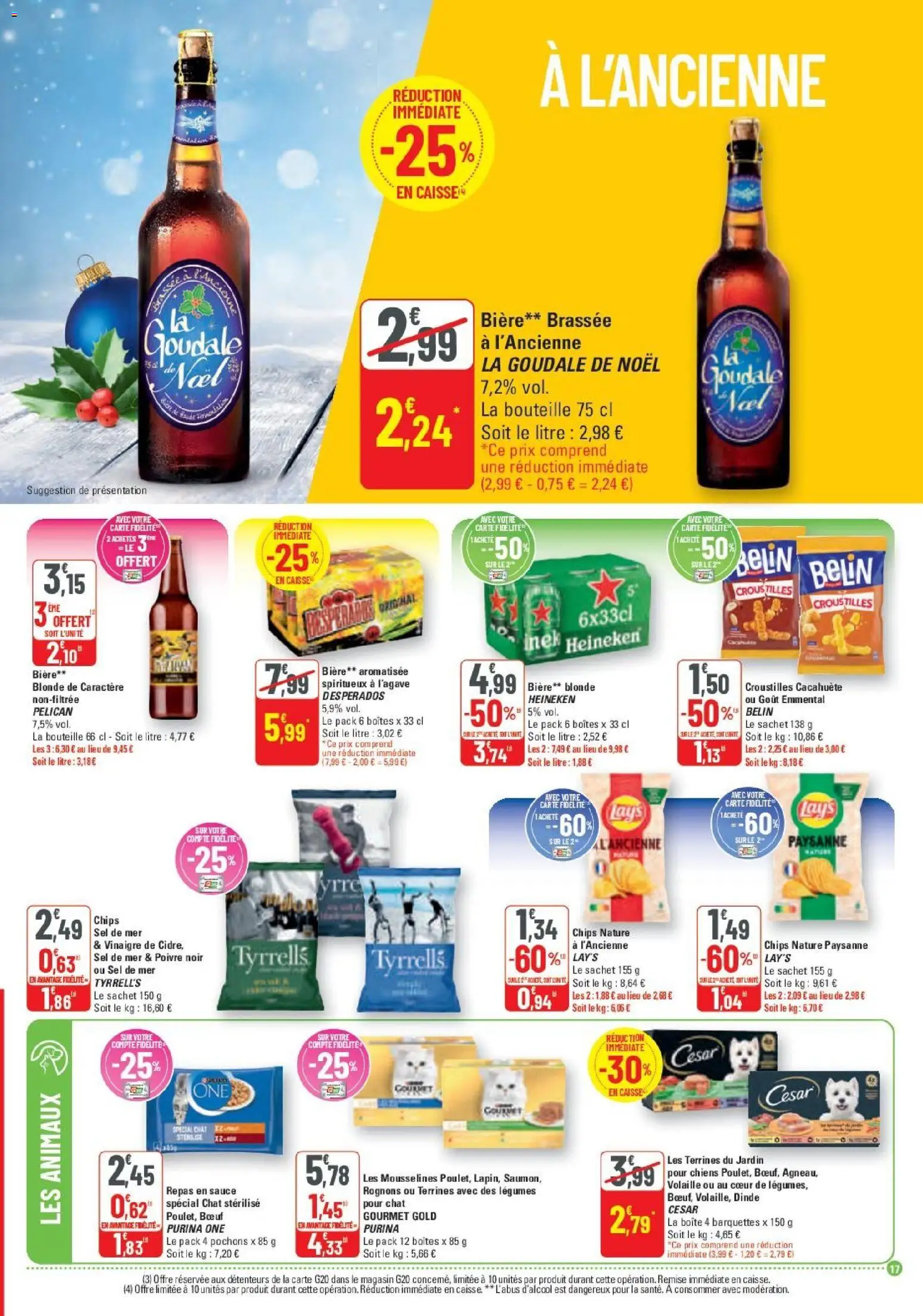 {H1} | Page: 17 | Produits: Desperados, Poivre, Vinaigre, Heineken