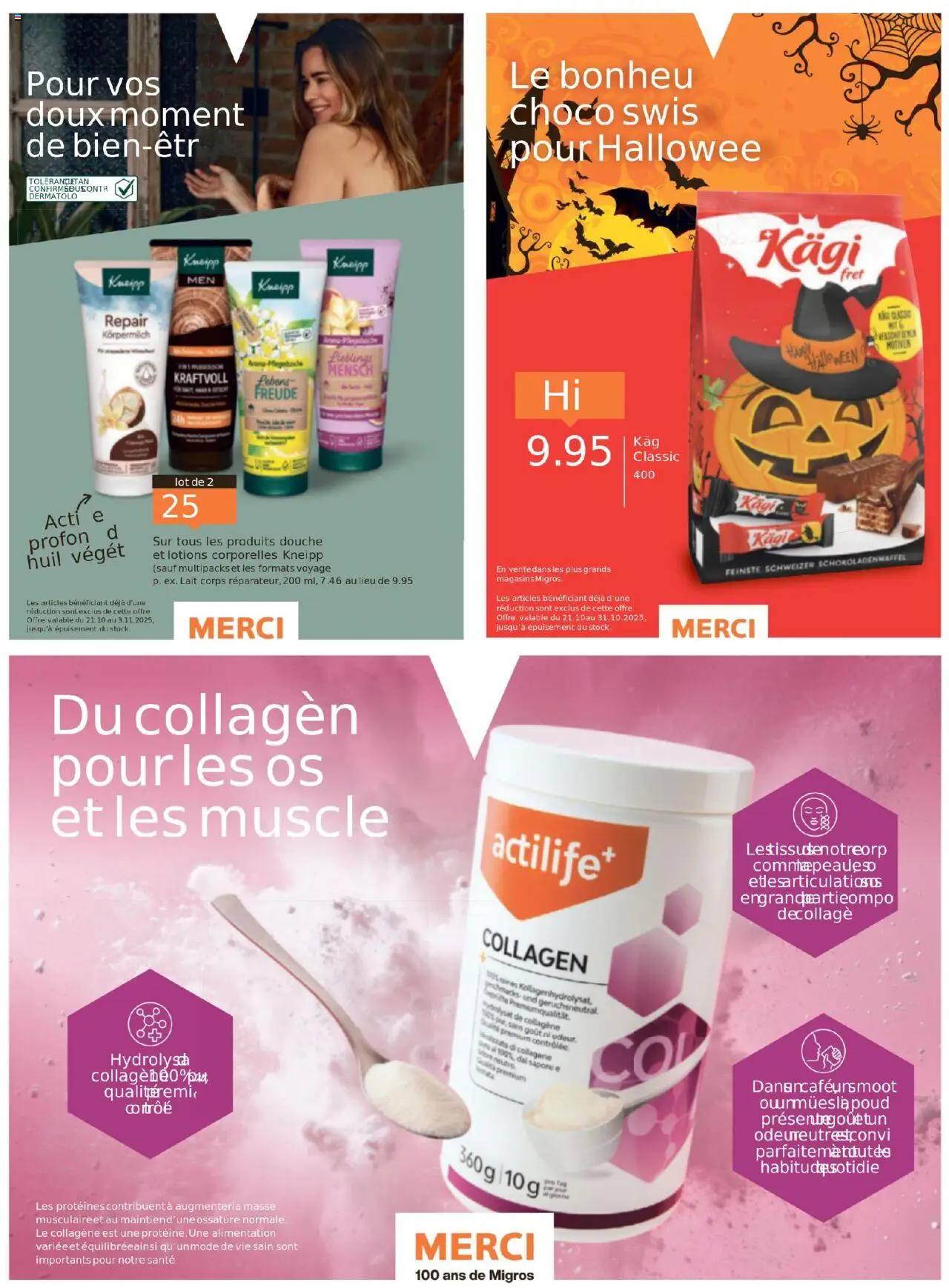 Migros Magazin FR – gültig ab 20.10.2025 | Seite: 22 | Produkte: Körpermilch, Body Lotion