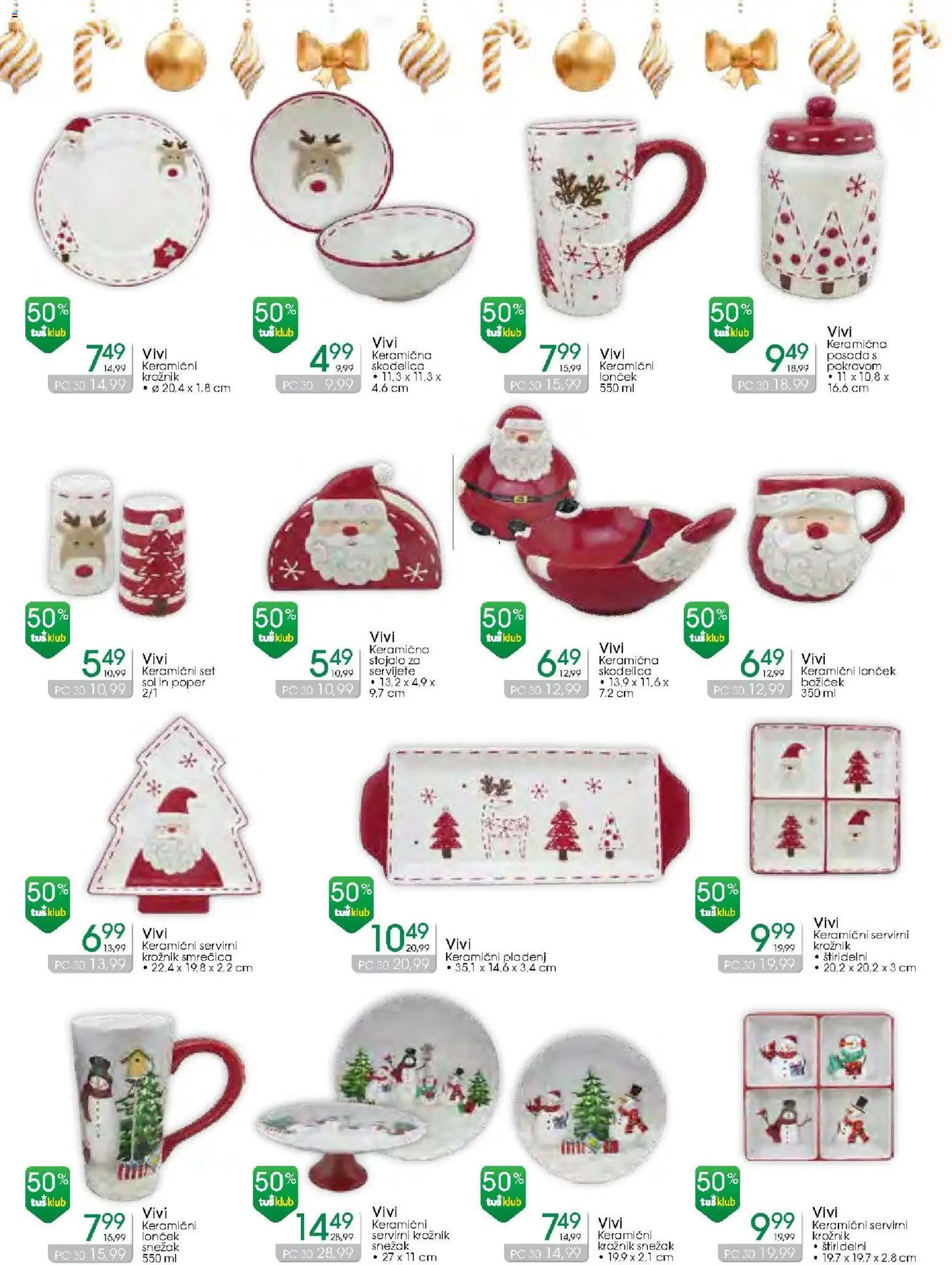 Novi Tuš drogerija katalog ponudbe – veljaven od 03.12.2025 | Stran: 4 | Izdelki: Skodelica, Sol, Poper